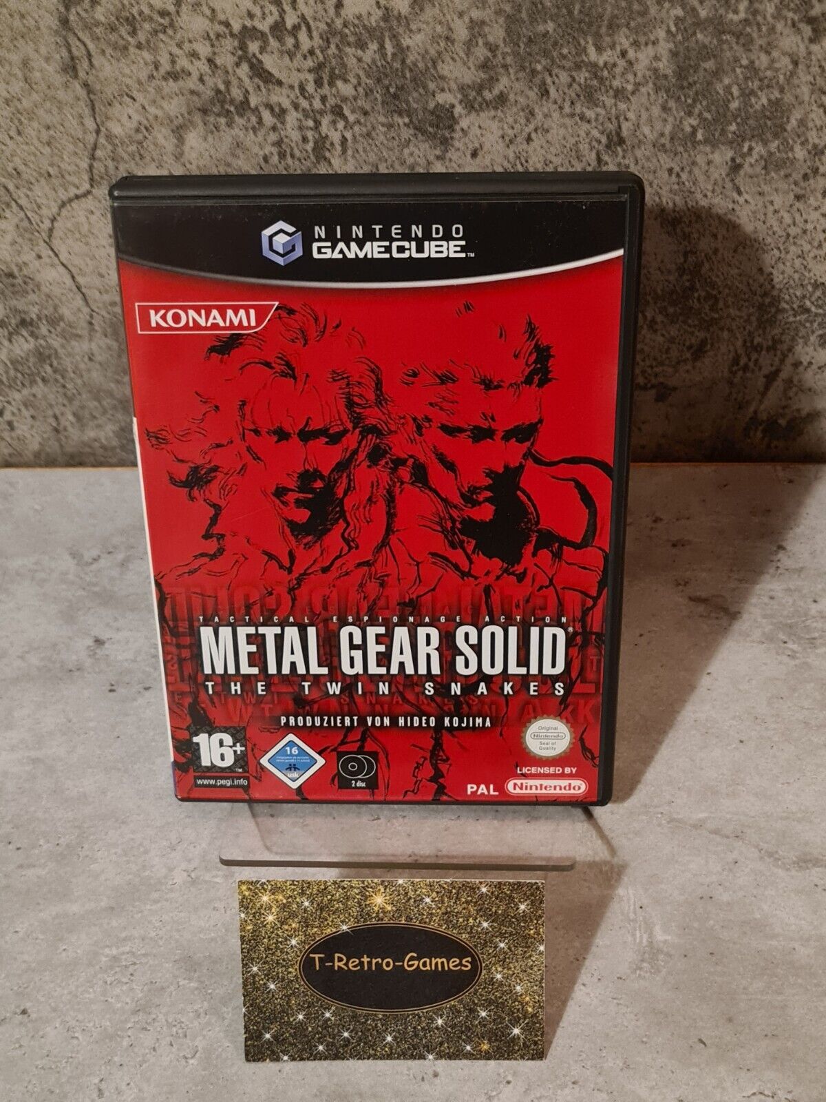 Nintendo GameCube Metal Gear Solid The Twin Snakes mit OVP NOE 2 Discs - T-Retro-Games
