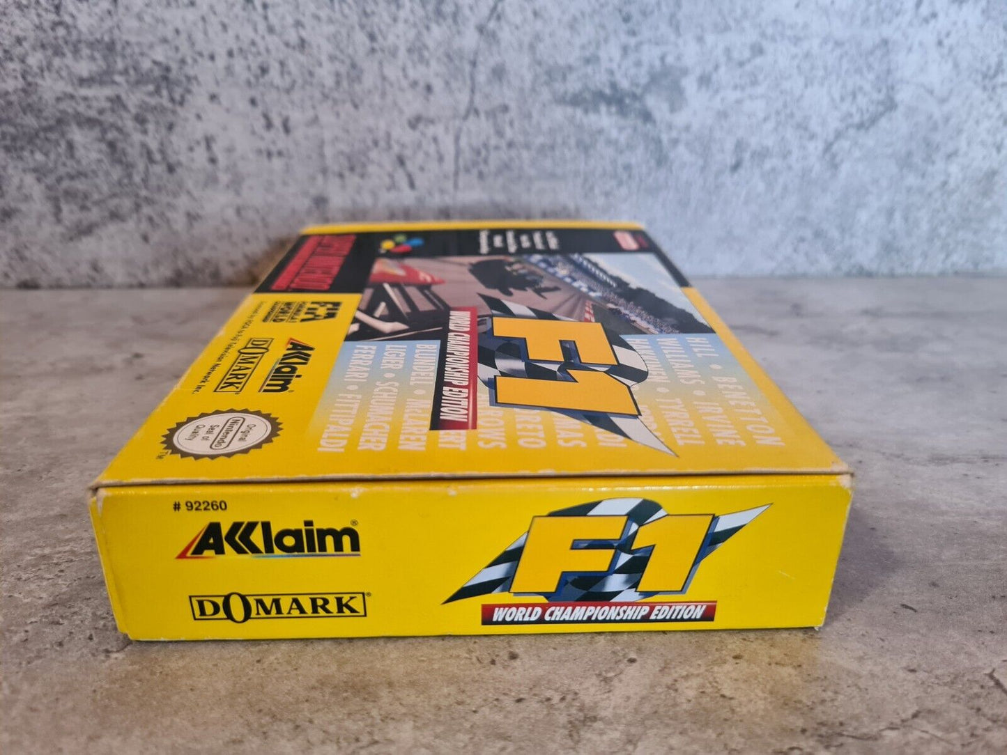 SNES Super Nintendo F1 World Championship Edition mit OVP und Anleitung EUR - T-Retro-Games