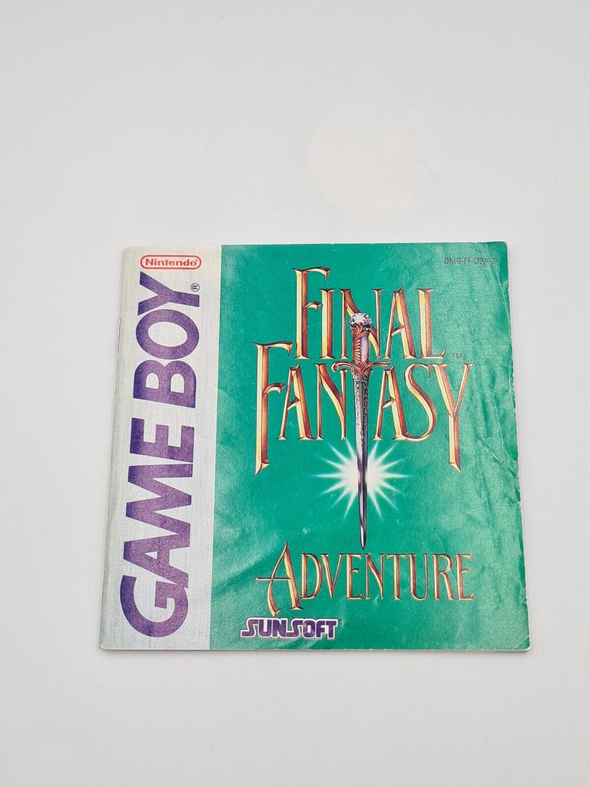 Nintendo Game Boy Classic Final Fantasy Adventure mit OVP + Anleitung + Map USA - T-Retro-Games