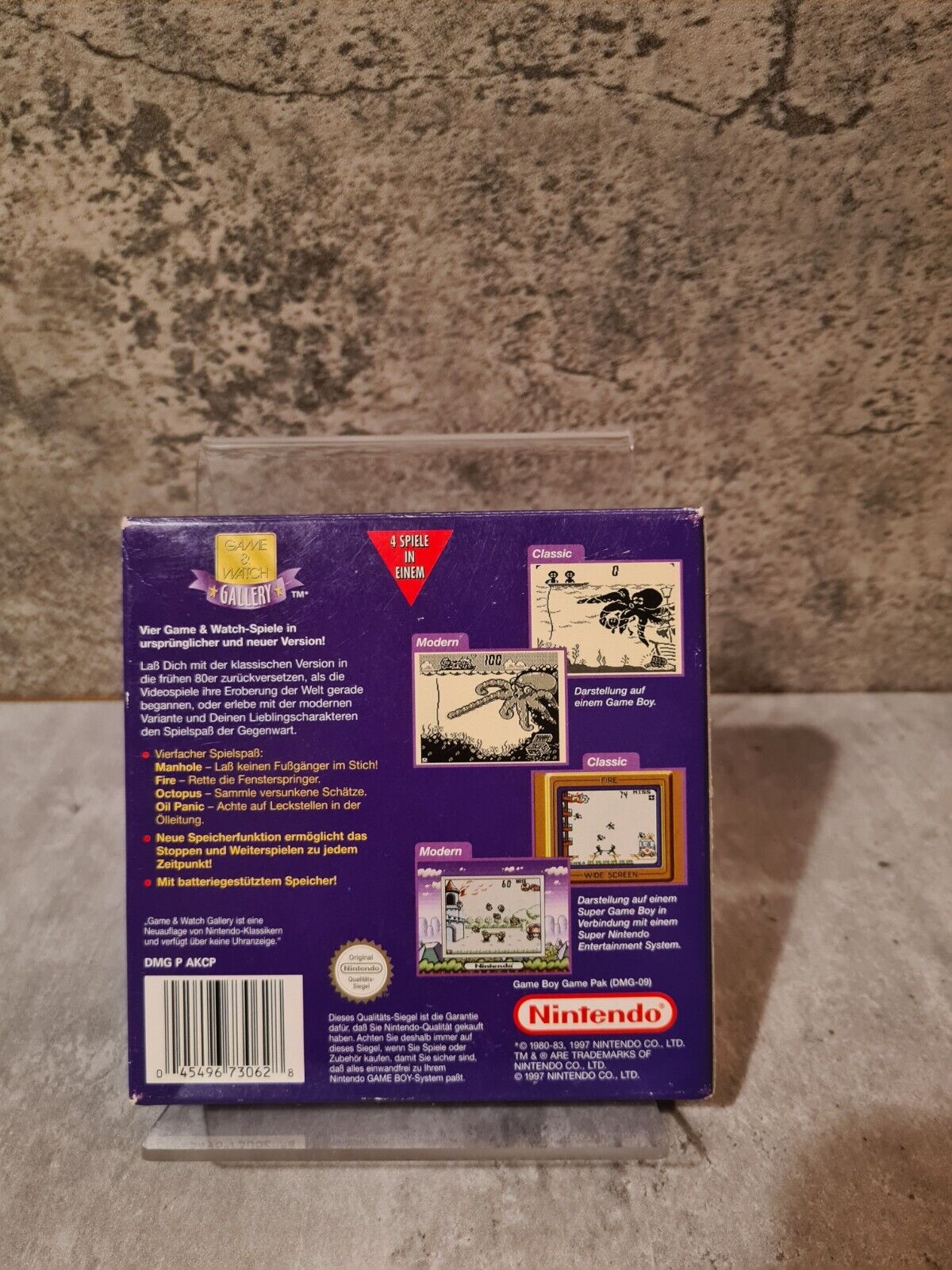 Nintendo Game Boy Classic Game & Watch Gallery mit OVP und Anleitung NOE - T-Retro-Games