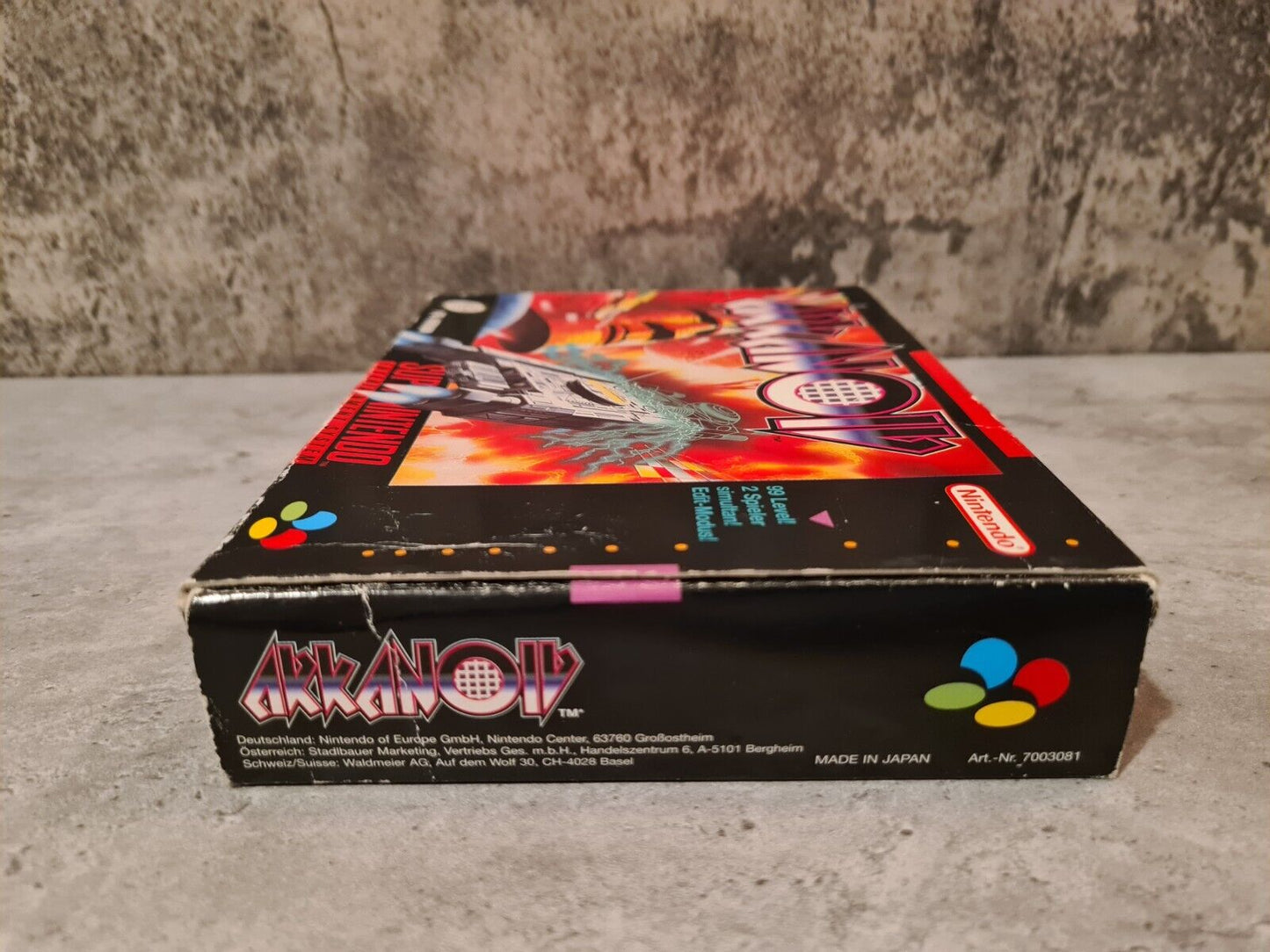 SNES Super Nintendo Akkanoiv mit OVP und Anleitung NOE - T-Retro-Games