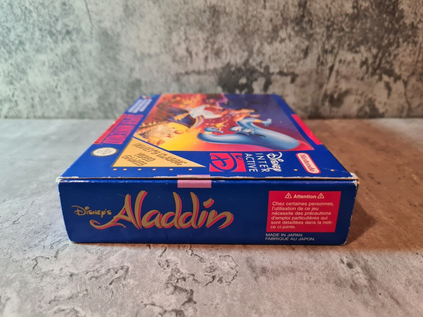 SNES Super Nintendo Disney's Aladdin mit OVP und Anleitung FAH - T-Retro-Games