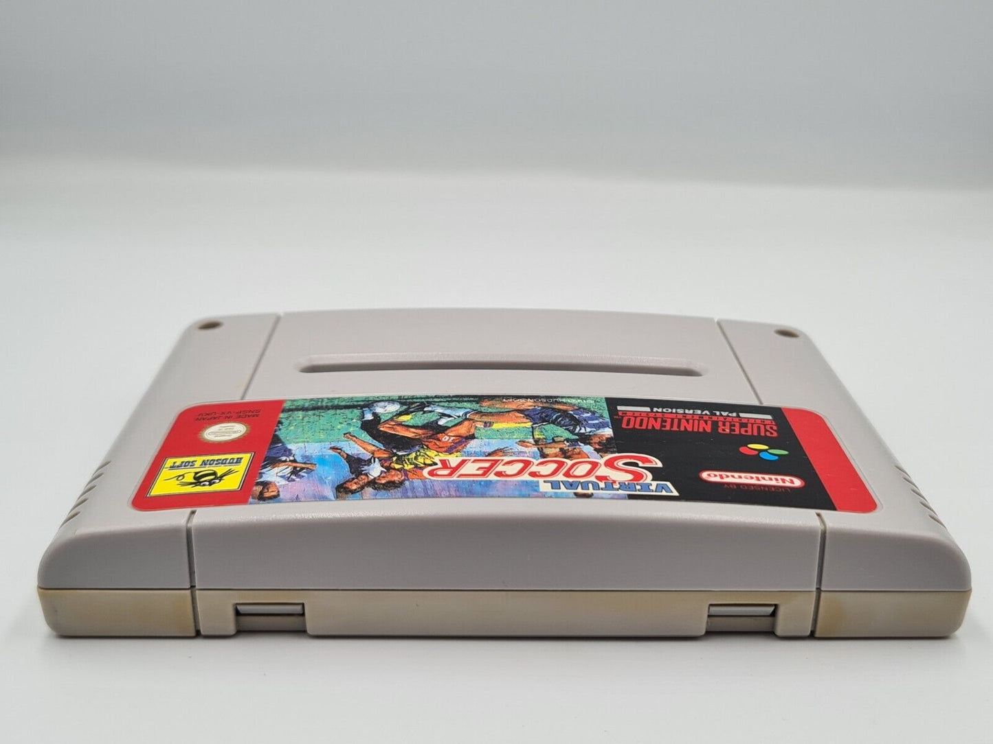 SNES Super Nintendo Virtual Soccer Modul UKV - T-Retro-Games