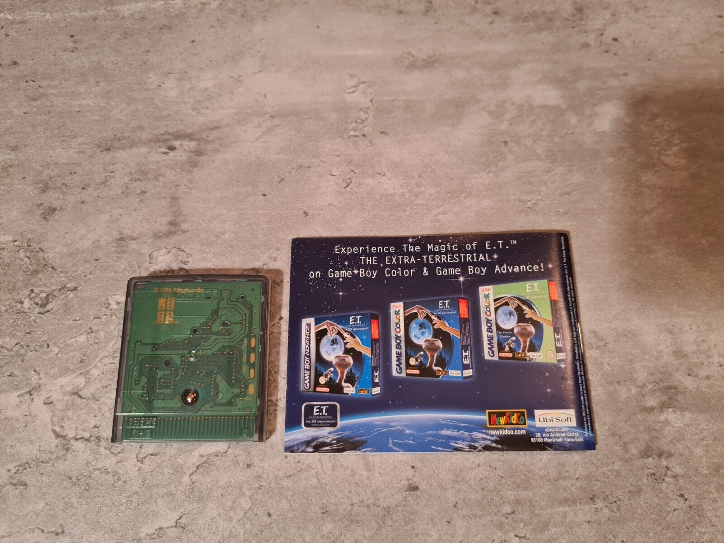 Gameboy Color E.T. Der Ausserirdische das 20. Jubiläum mit OVP und Anleitung NOE - T-Retro-Games