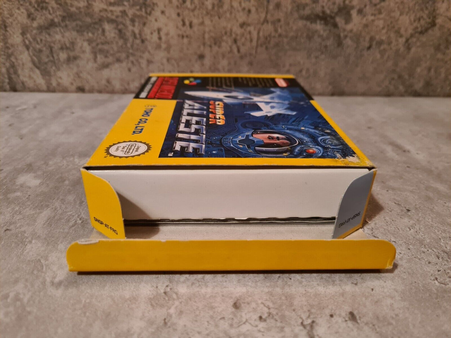 SNES Super Nintendo Super Aleste mit OVP und Anleitung FRG - T-Retro-Games