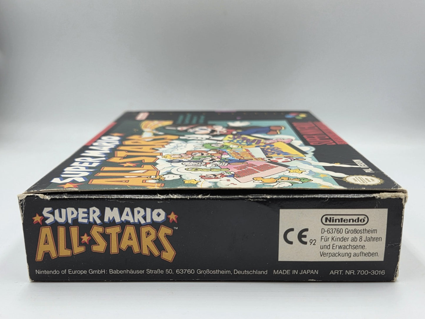 SNES Super Nintendo Super Mario Allstars mit OVP und Anleitung NOE