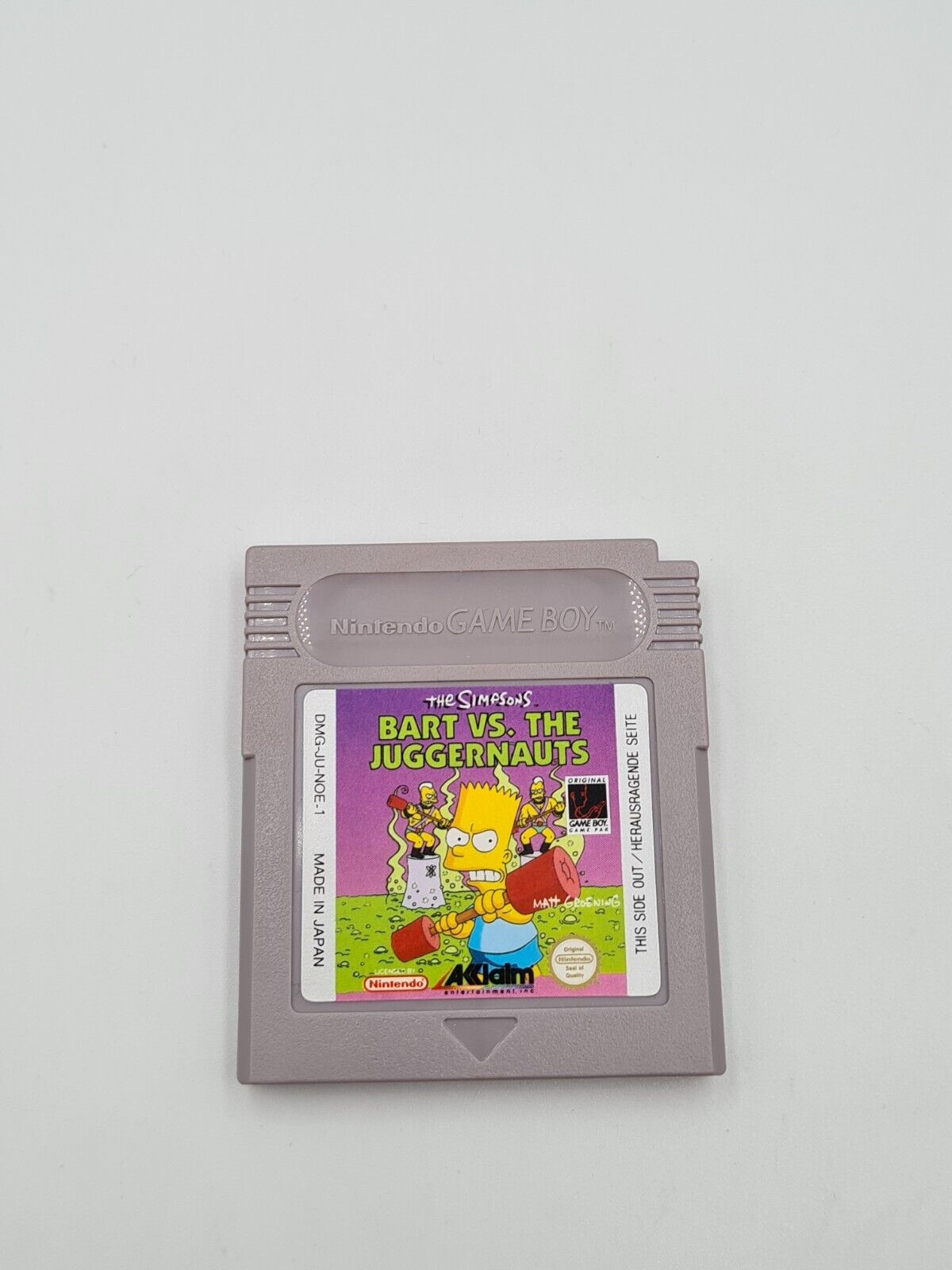 Nintendo Game Boy Classic Bart VS. The Juggernauts mit OVP und Anleitung NOE - T-Retro-Games