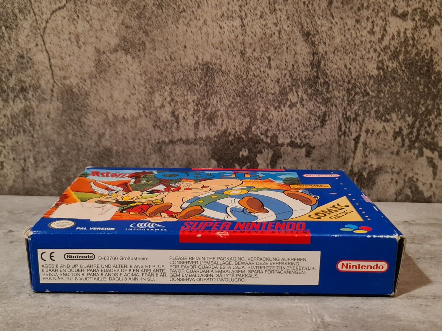 SNES Super Nintendo Asterix & Obelix mit OVP und Anleitung NOE - T-Retro-Games