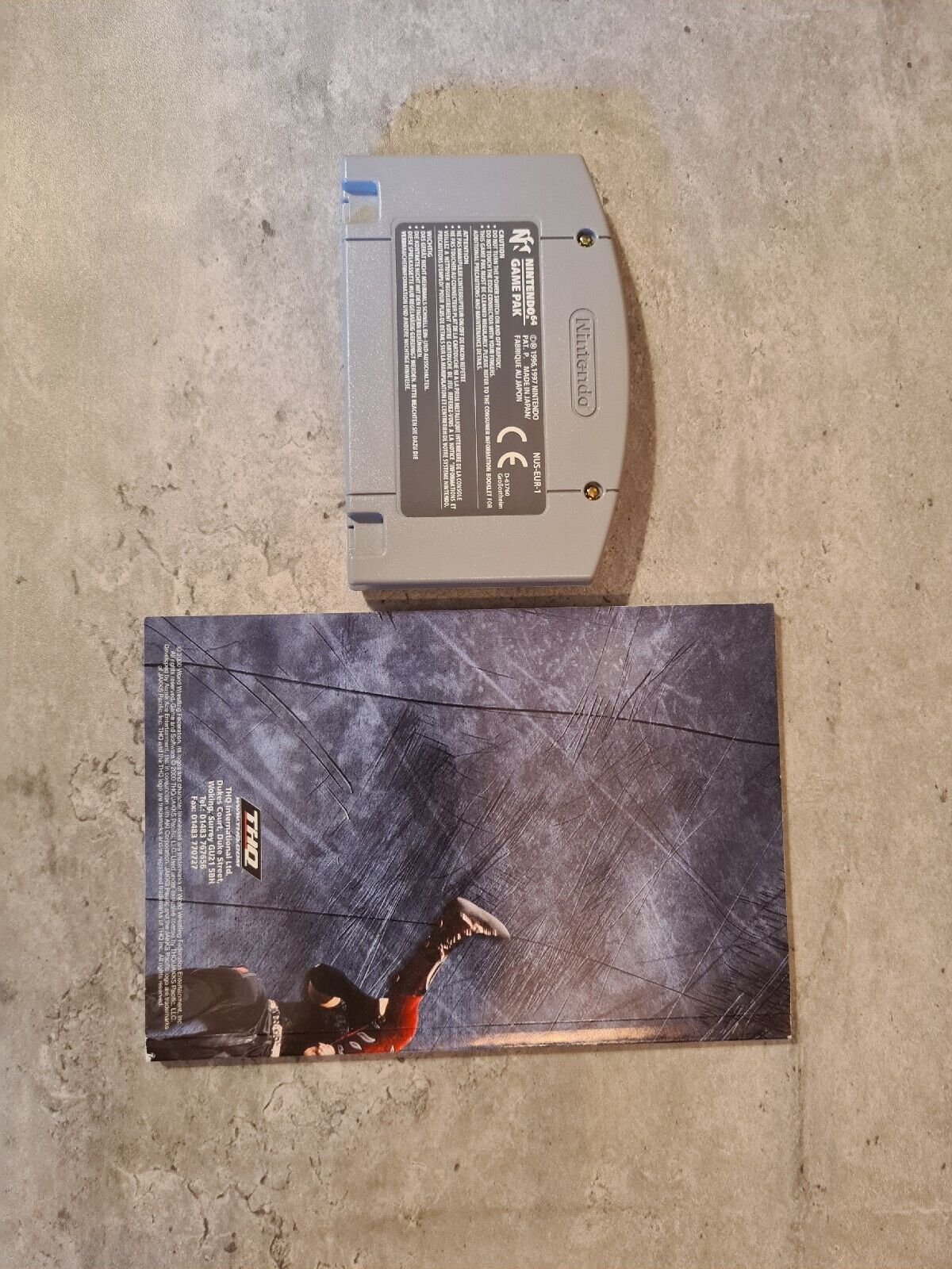 N64 Nintendo 64 WWF No Mercy mit OVP und Anleitung EUR - T-Retro-Games