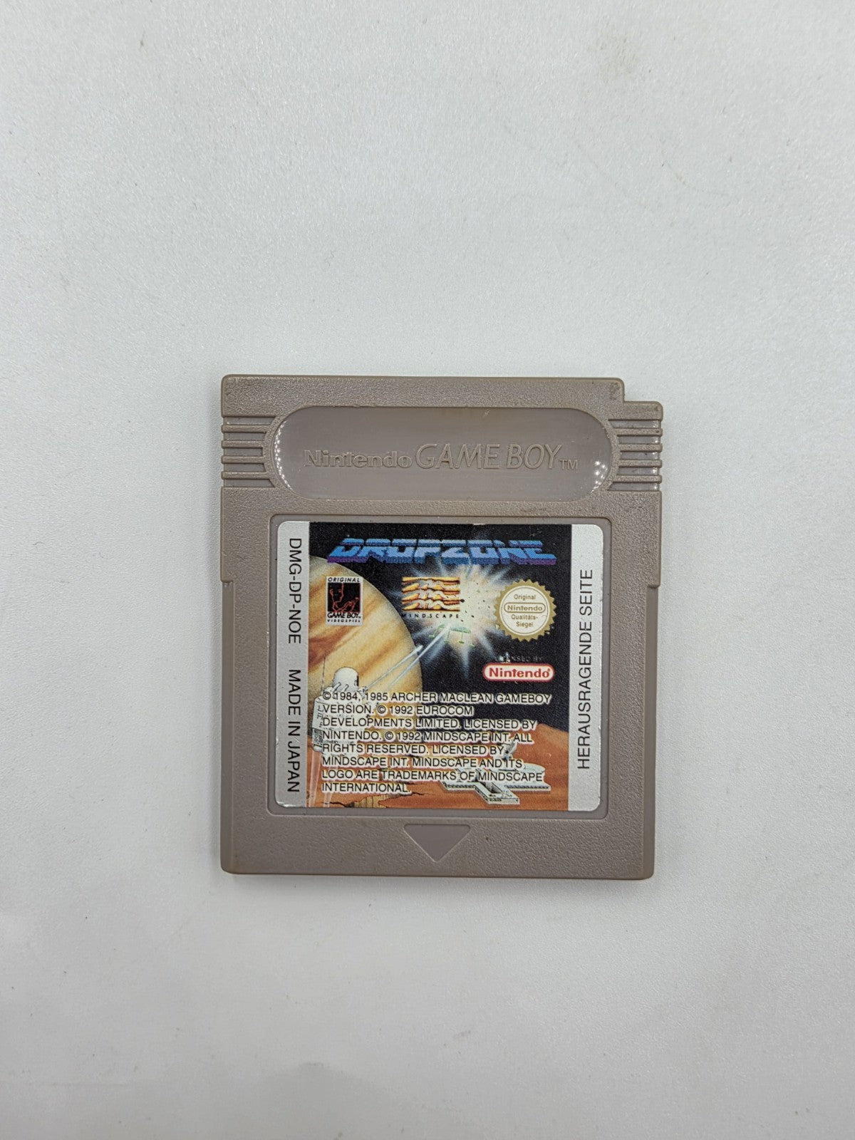 Nintendo Game Boy Classic Spiel Dropzone Modul NOE