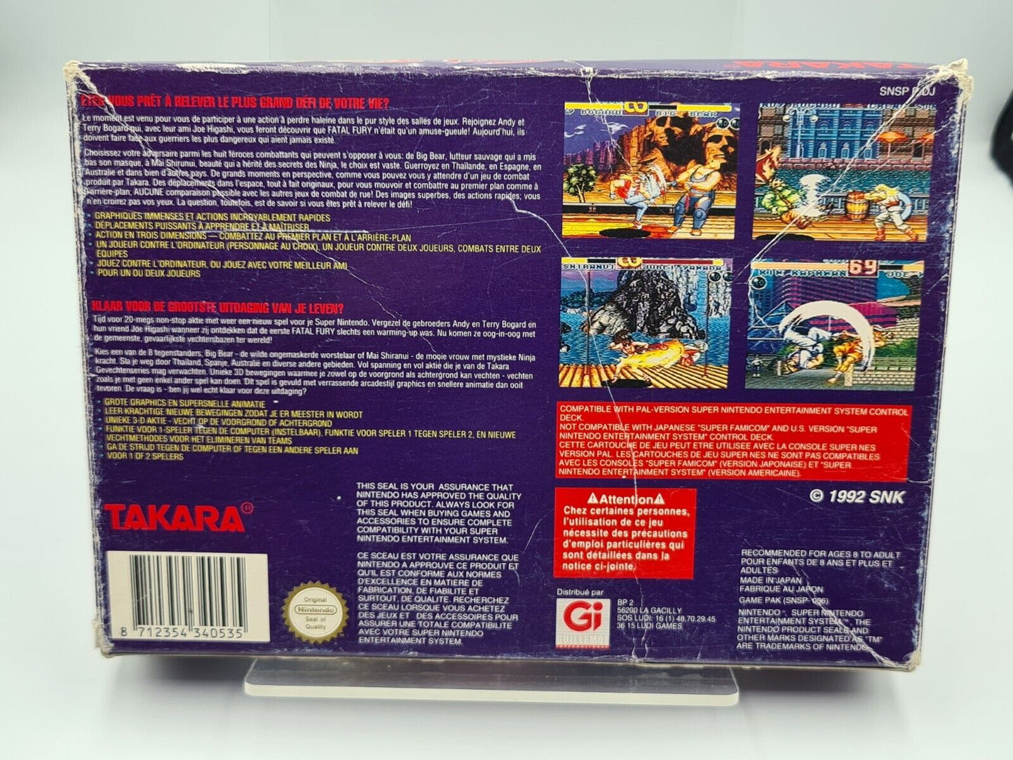 SNES Super Nintendo Fatal Fury 2 mit OVP und Anleitung FAH - T-Retro-Games
