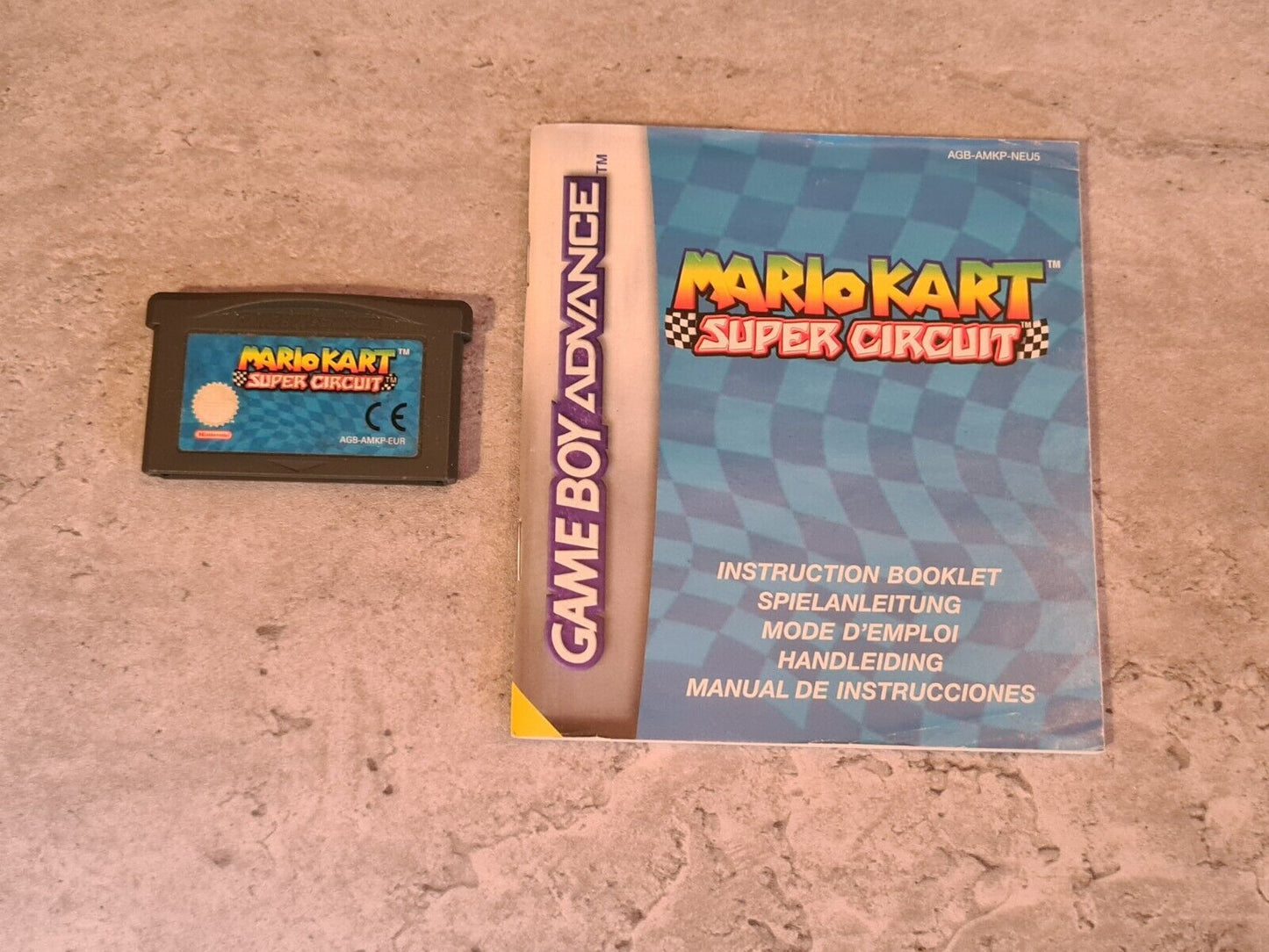 Nintendo Game Boy Advance Mario Kart Super Circuit mit OVP und Anleitung EUR - T-Retro-Games