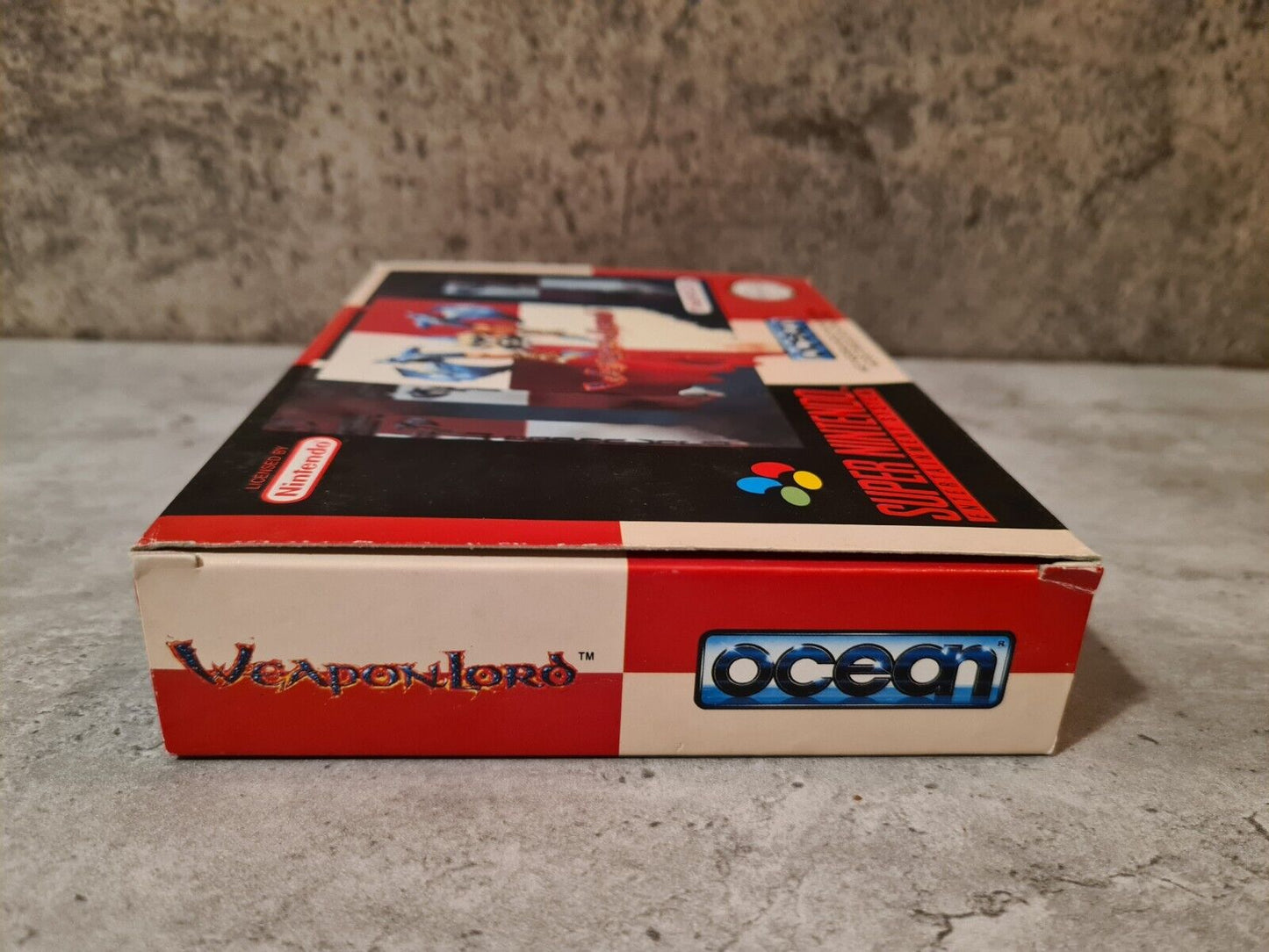 SNES Super Nintendo WeaponLord mit OVP und Anleitung FAH - T-Retro-Games