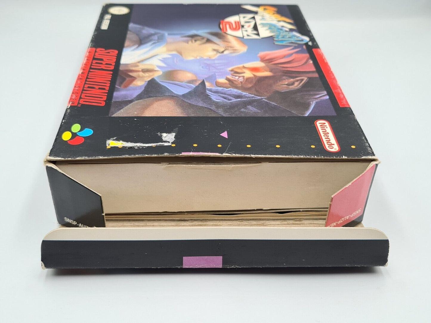 SNES Super Nintendo Street Fighter Alpha 2 mit OVP und Anleitung NEAI - T-Retro-Games