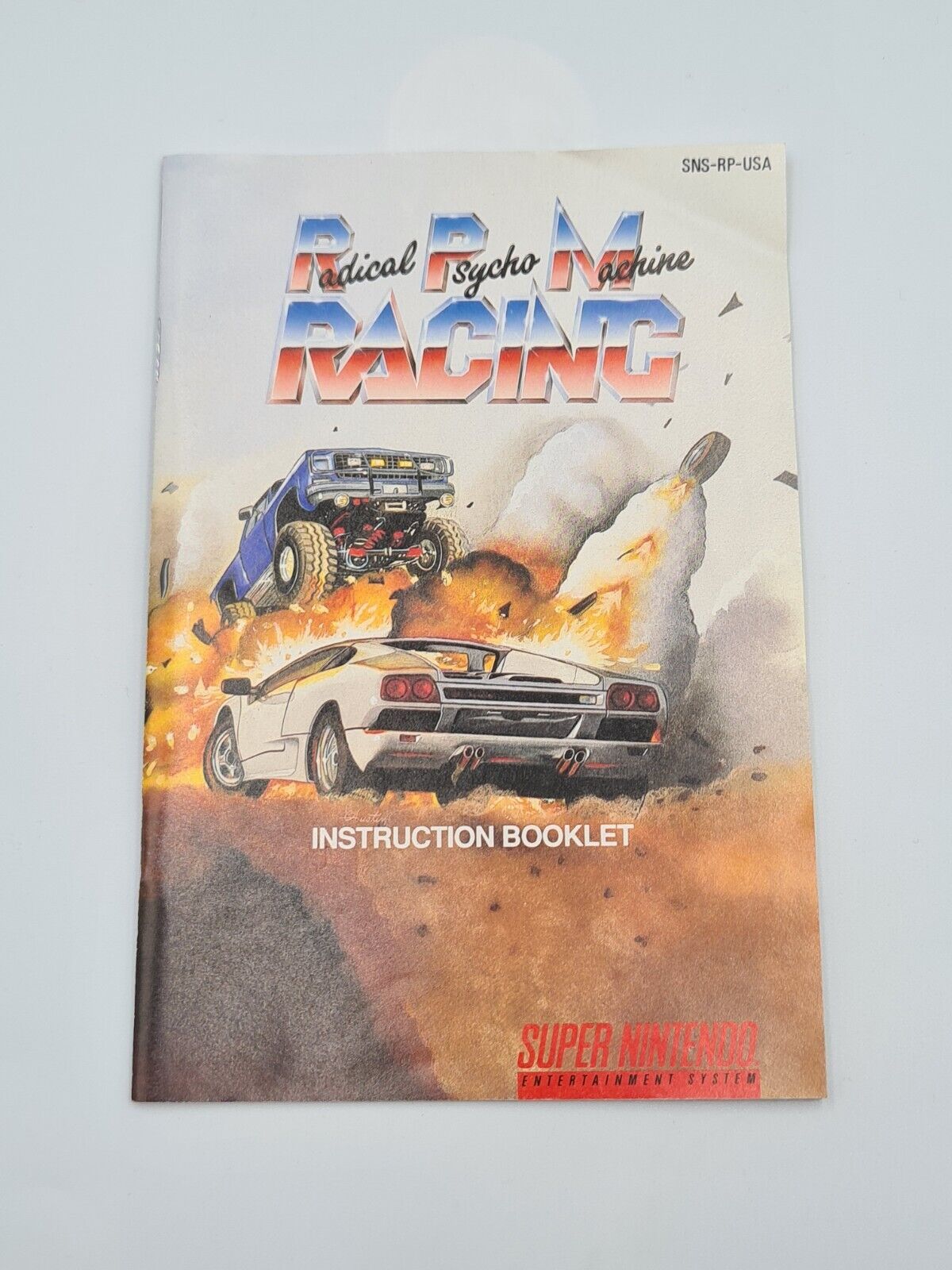 SNES Super Nintendo Radical Psycho Machine Racing mit OVP und Anleitung NTSC-USA - T-Retro-Games
