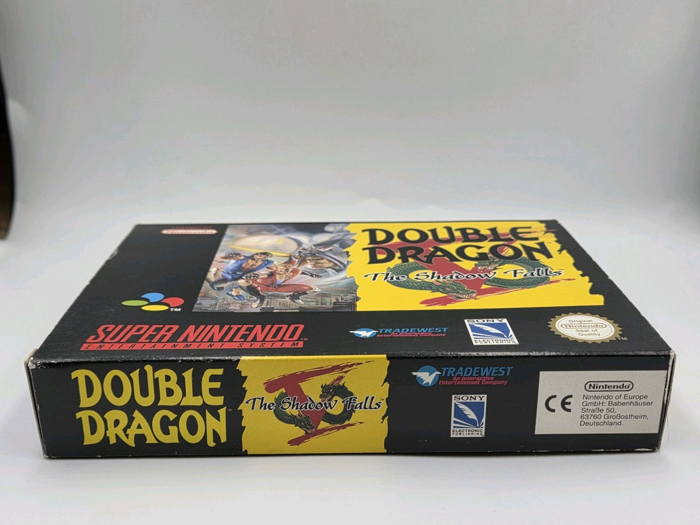 SNES Super Nintendo Double Dragon V The Shadow Falls mit OVP und Anleitung EUR