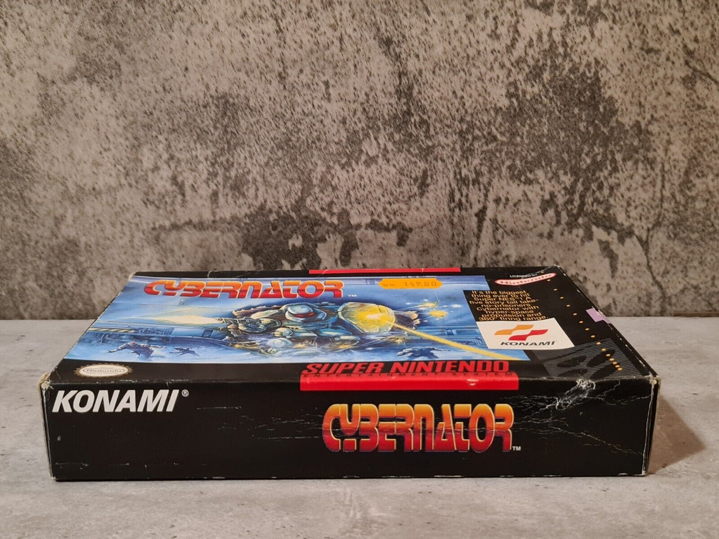 SNES Super Nintendo Cybernator mit OVP und Anleitung NTSC-USA - T-Retro-Games