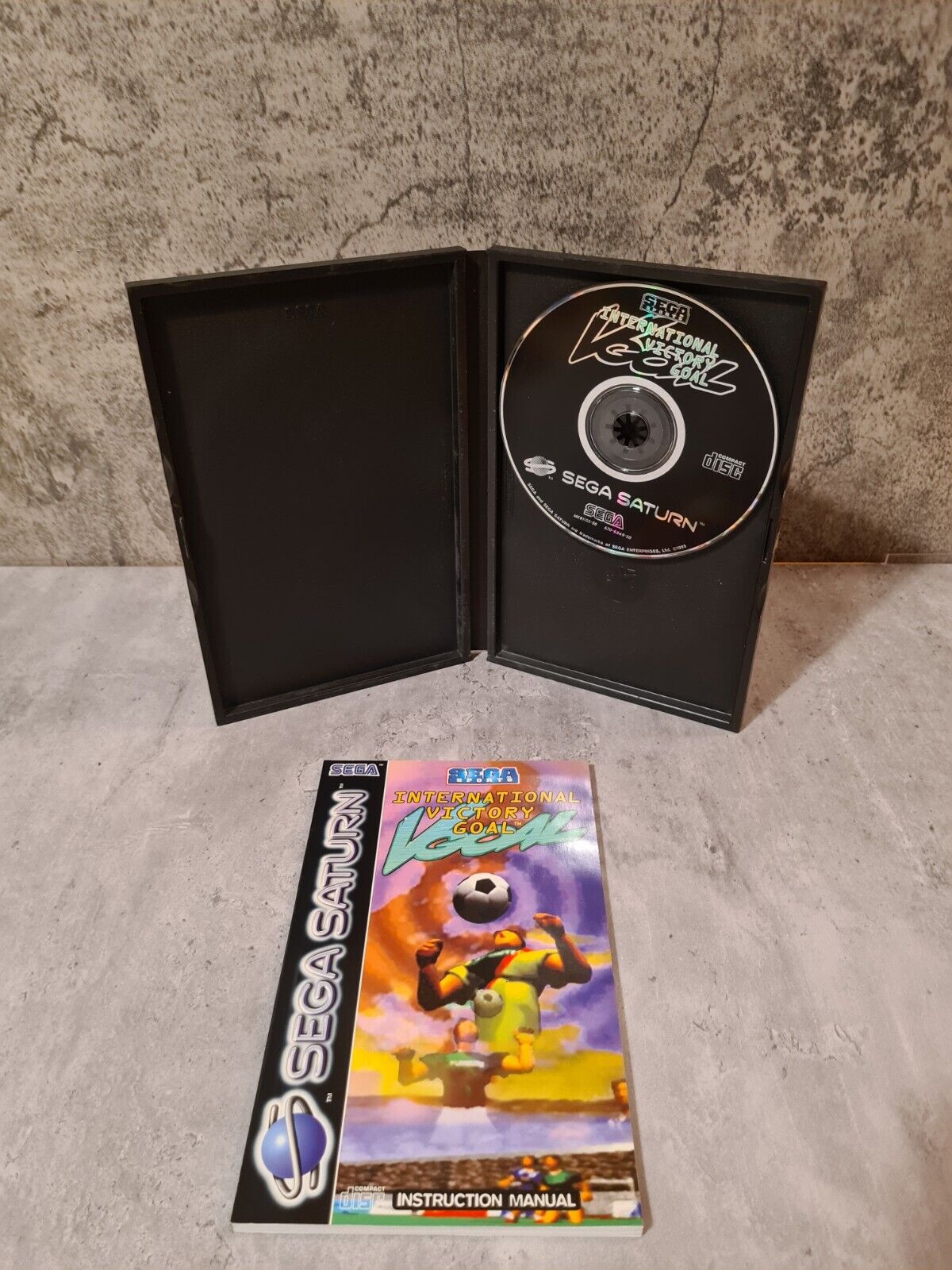 Sega Saturn International Victory Goal mit OVP und Anleitung Multi Language - T-Retro-Games