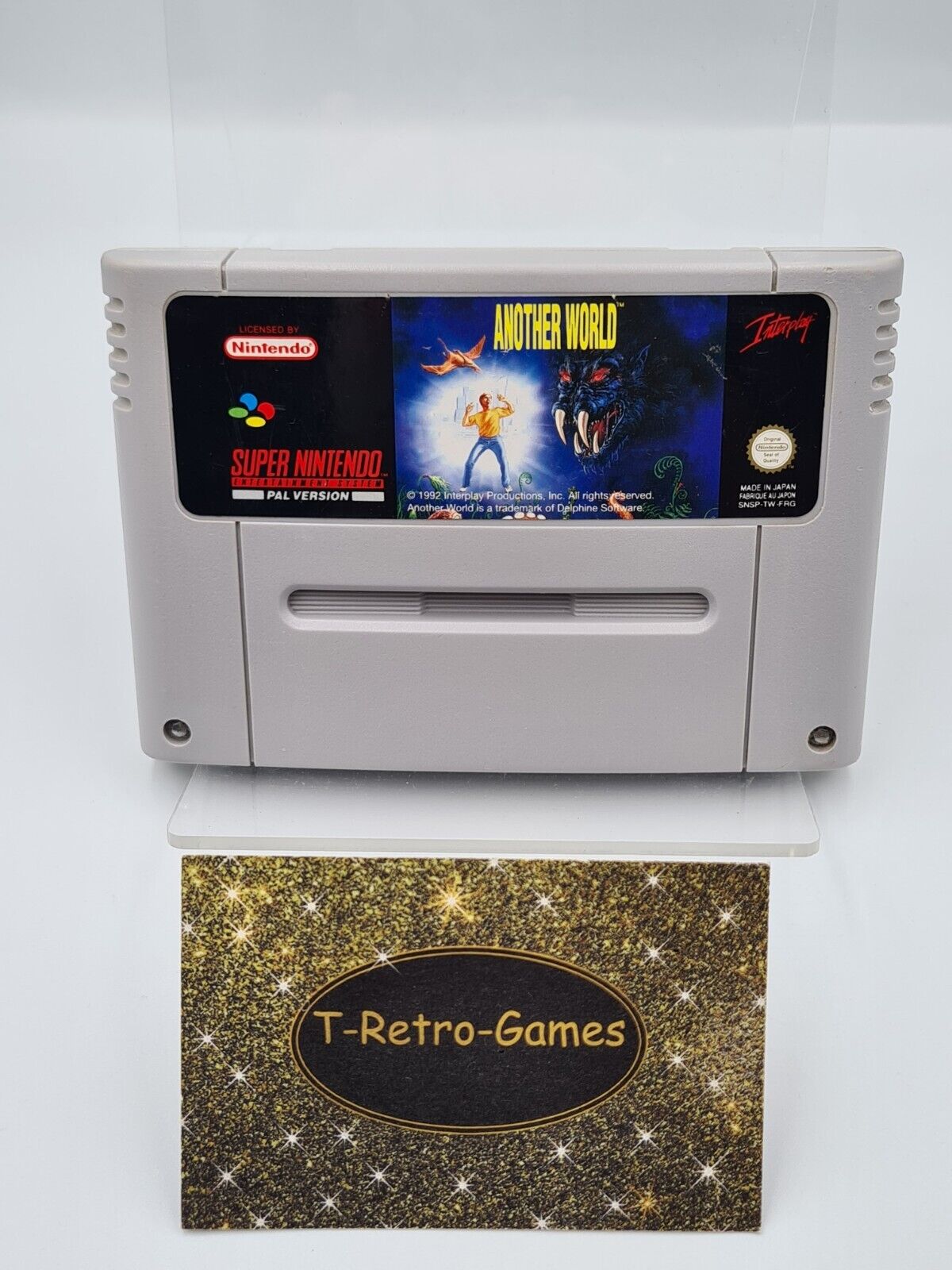 SNES Super Nintendo Another World Modul FRG - T-Retro-Games