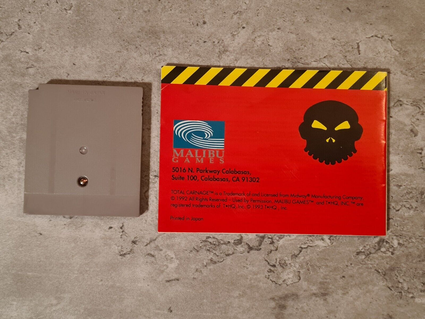 Nintendo Game Boy Classic Total Carnage mit OVP und Anleitung USA - T-Retro-Games