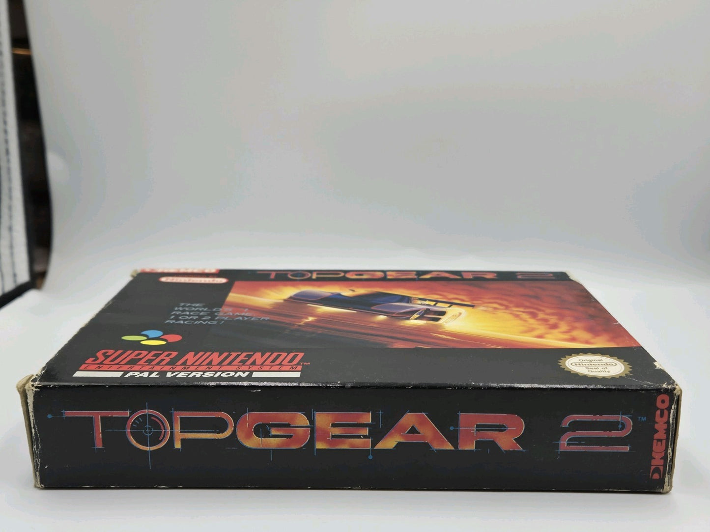 SNES Super Nintendo TopGear2 mit OVP und Anleitung UKV