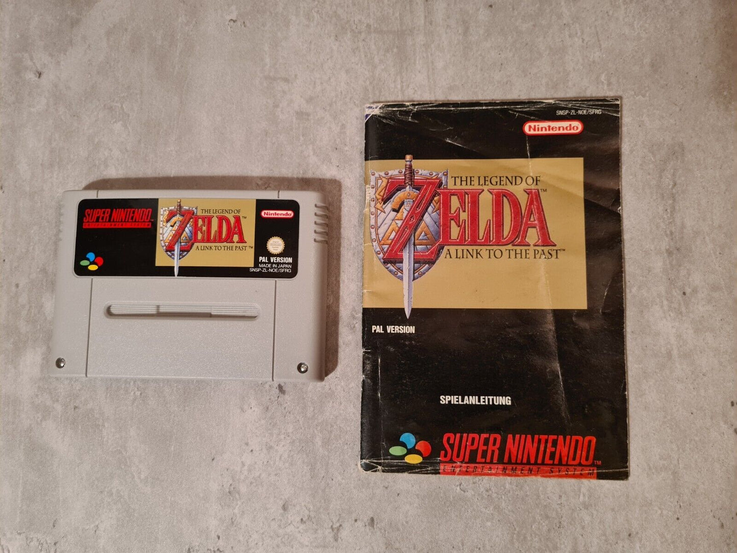 Super Nintendo The Legend of Zelda A Link to the Past mit OVP + Anleitung NOE