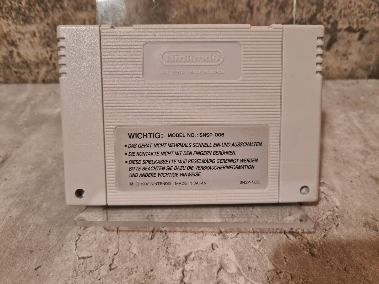 SNES Super Nintendo The Hunt for Red October Modul NOE - T-Retro-Games