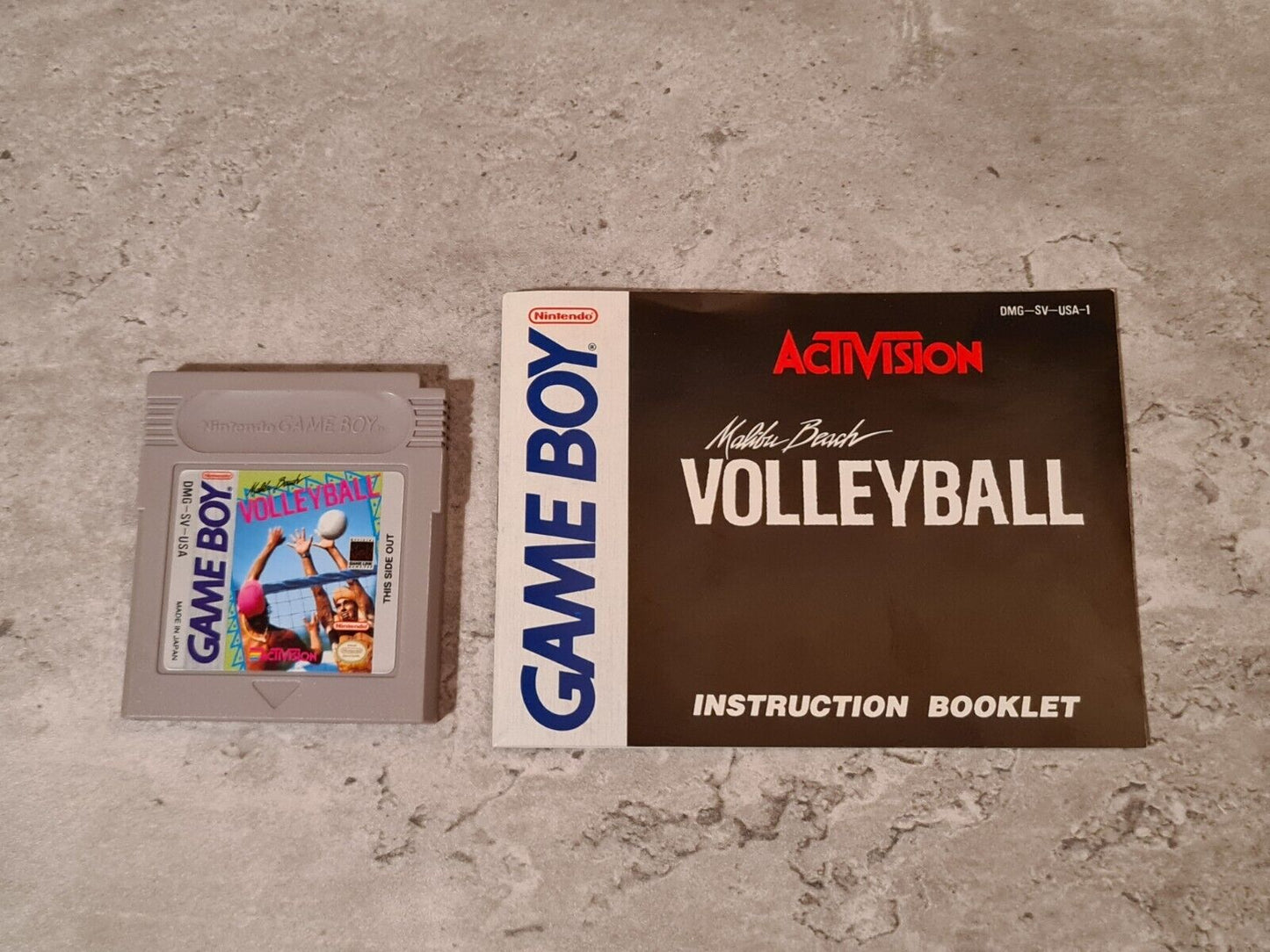 Nintendo Game Boy Classic Malibu Beach Volleyball mit OVP und Anleitung USA - T-Retro-Games
