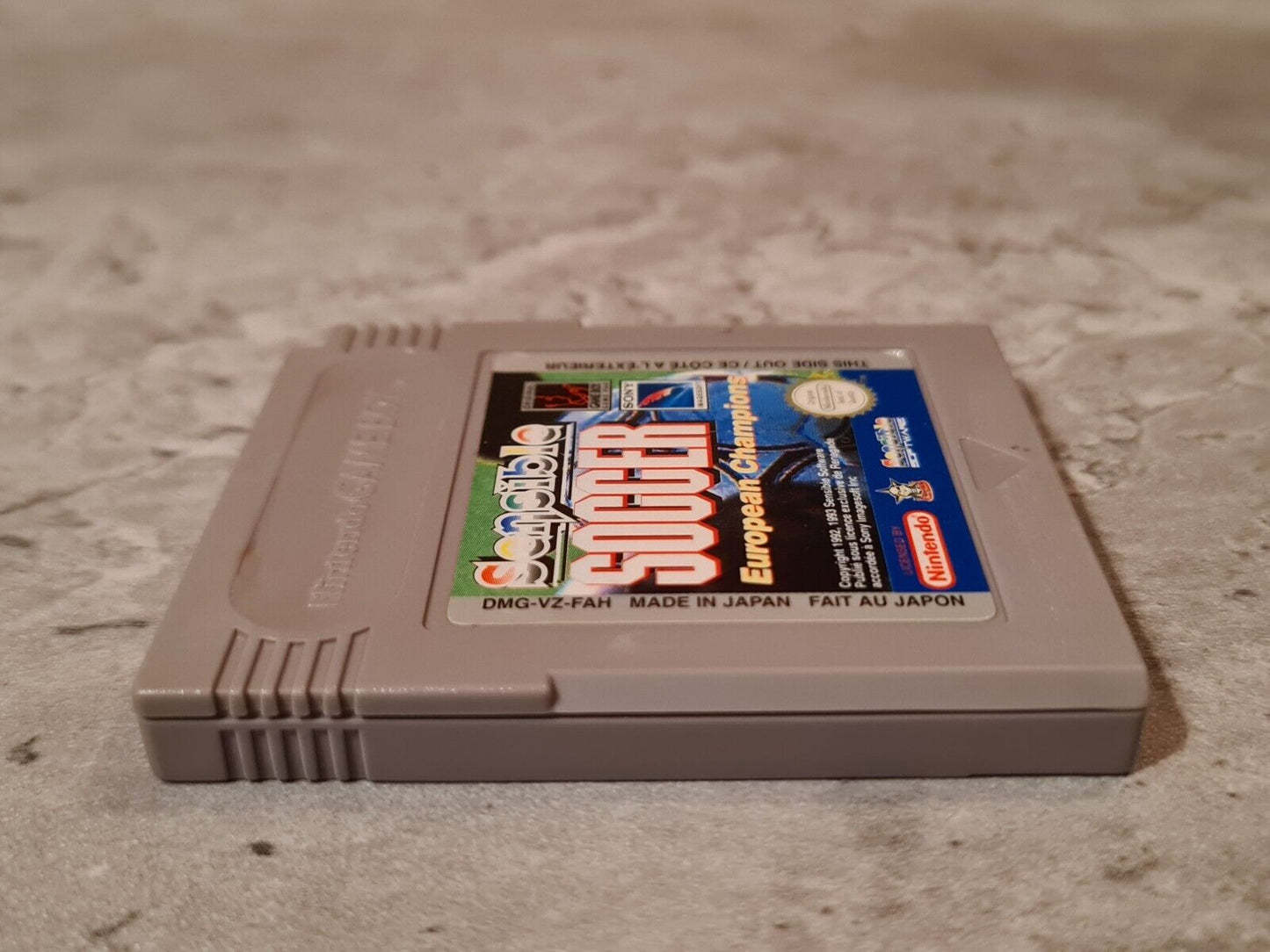 Nintendo Game Boy Classic Spiel Sensible Soccer European Champions Modul FAH - T-Retro-Games