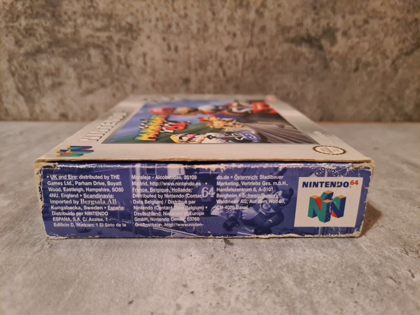 N64 Nintendo 64 Mario Kart 64 mit OVP und Anleitung EUR - T-Retro-Games