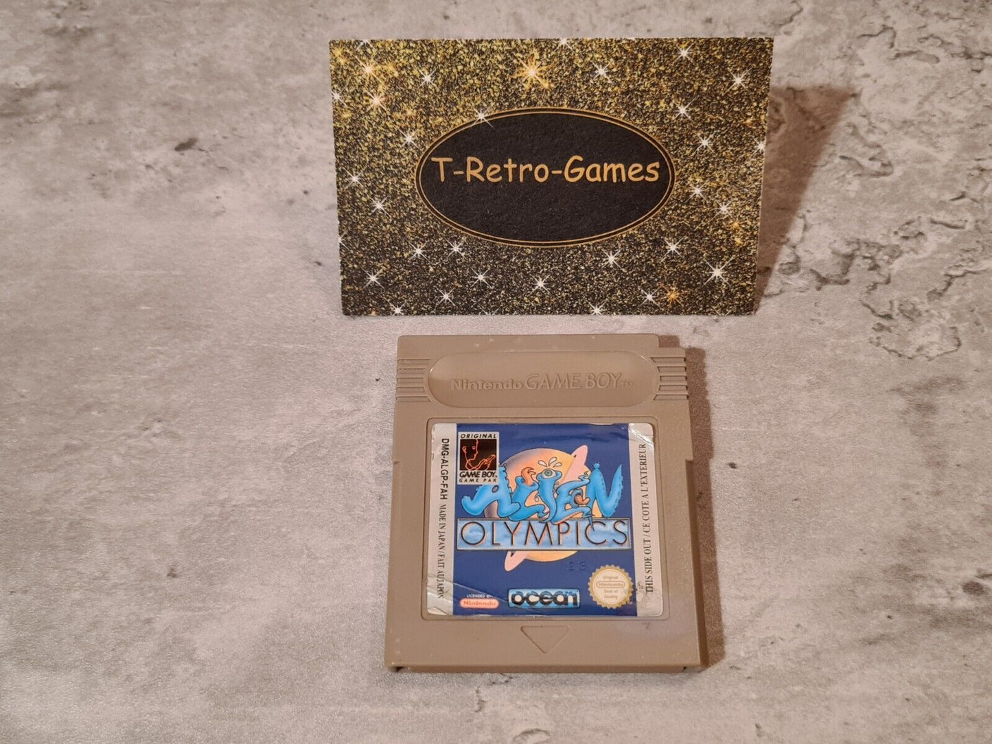 Nintendo Game Boy Classic Spiel Alien Olympics Modul FAH - T-Retro-Games