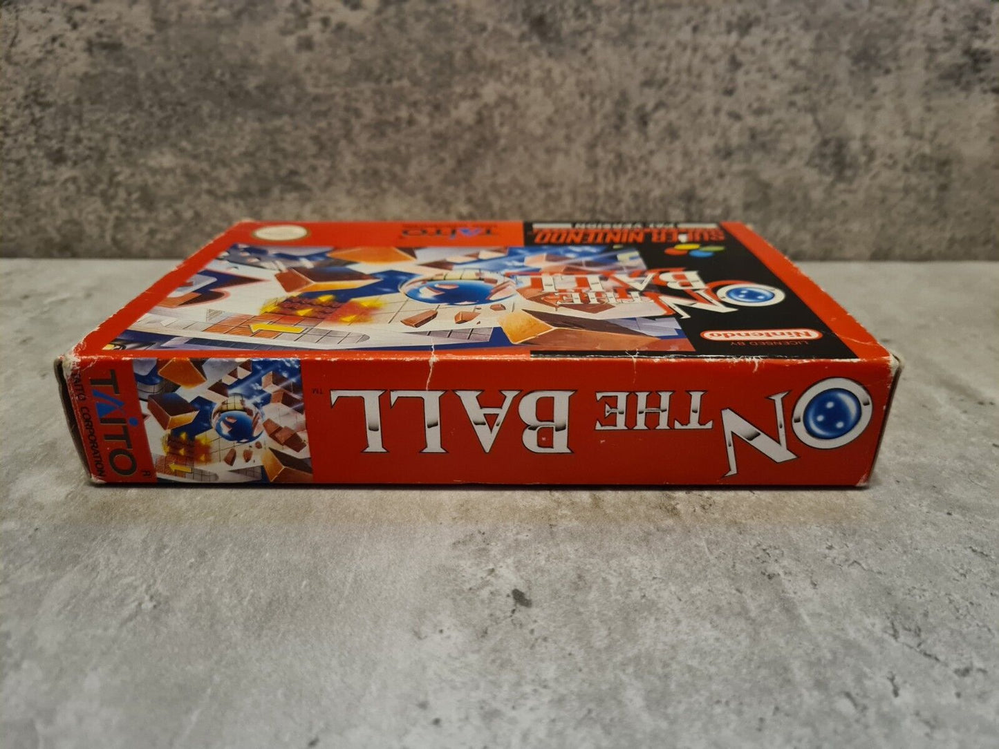 SNES Super Nintendo On The Ball mit OVP und Anleitung FRG - T-Retro-Games