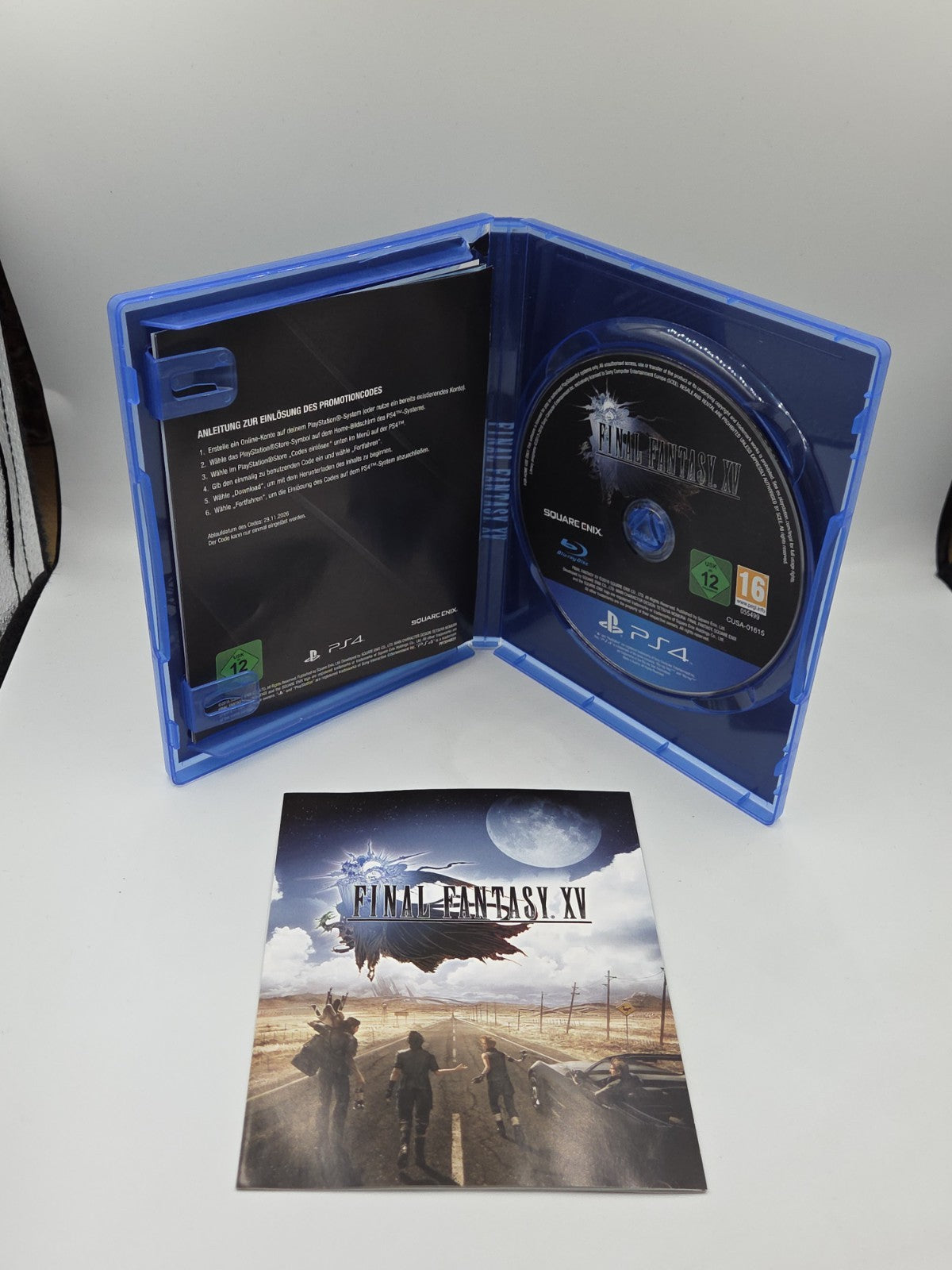 PS4 Playstation 4 Spiel Final Fantasy XV mit OVP und Anleitung Deutsch