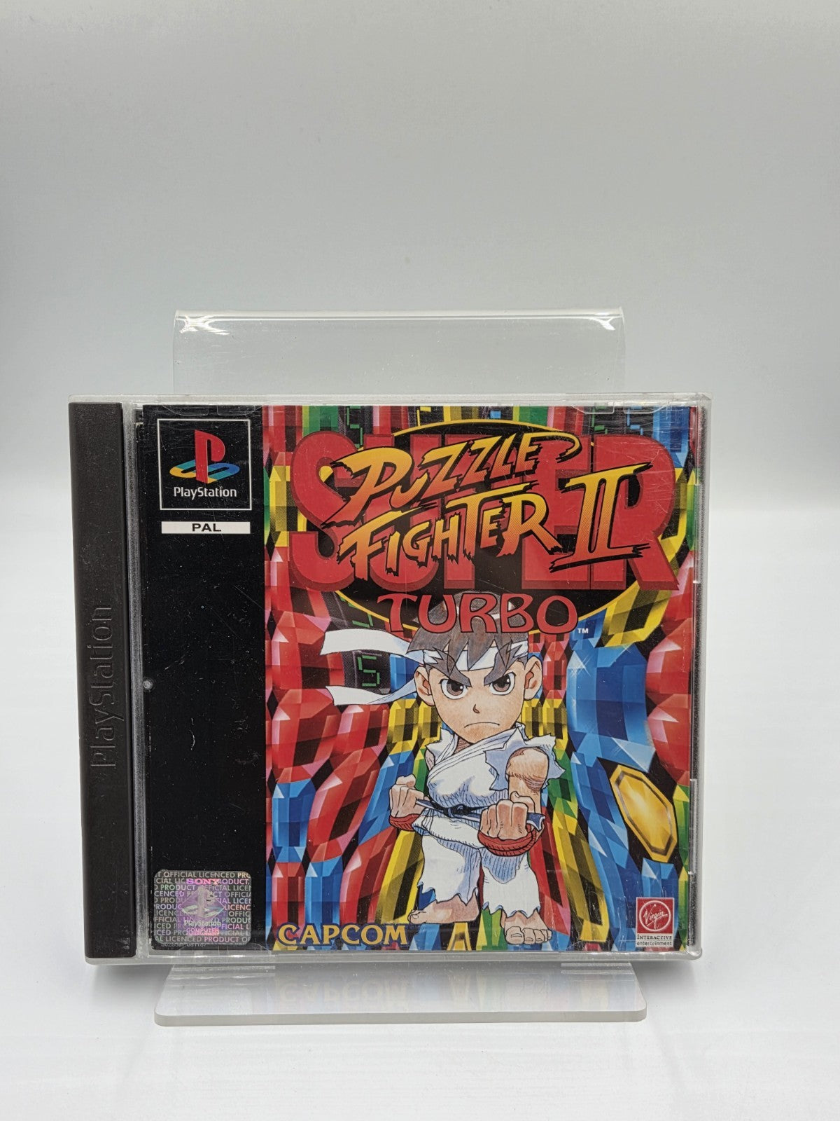 PS1 Playstation 1 Super Puzzle Fighter II Turbo + OVP + Anleitung Multilingual