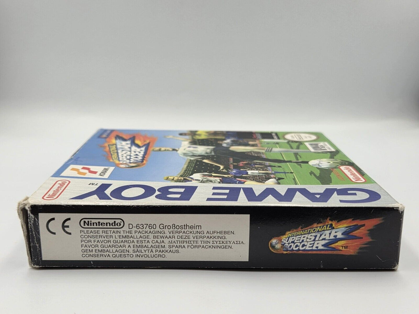 Nintendo Game Boy Classic International Superstar Soccer + OVP und Anleitung EUR - T-Retro-Games