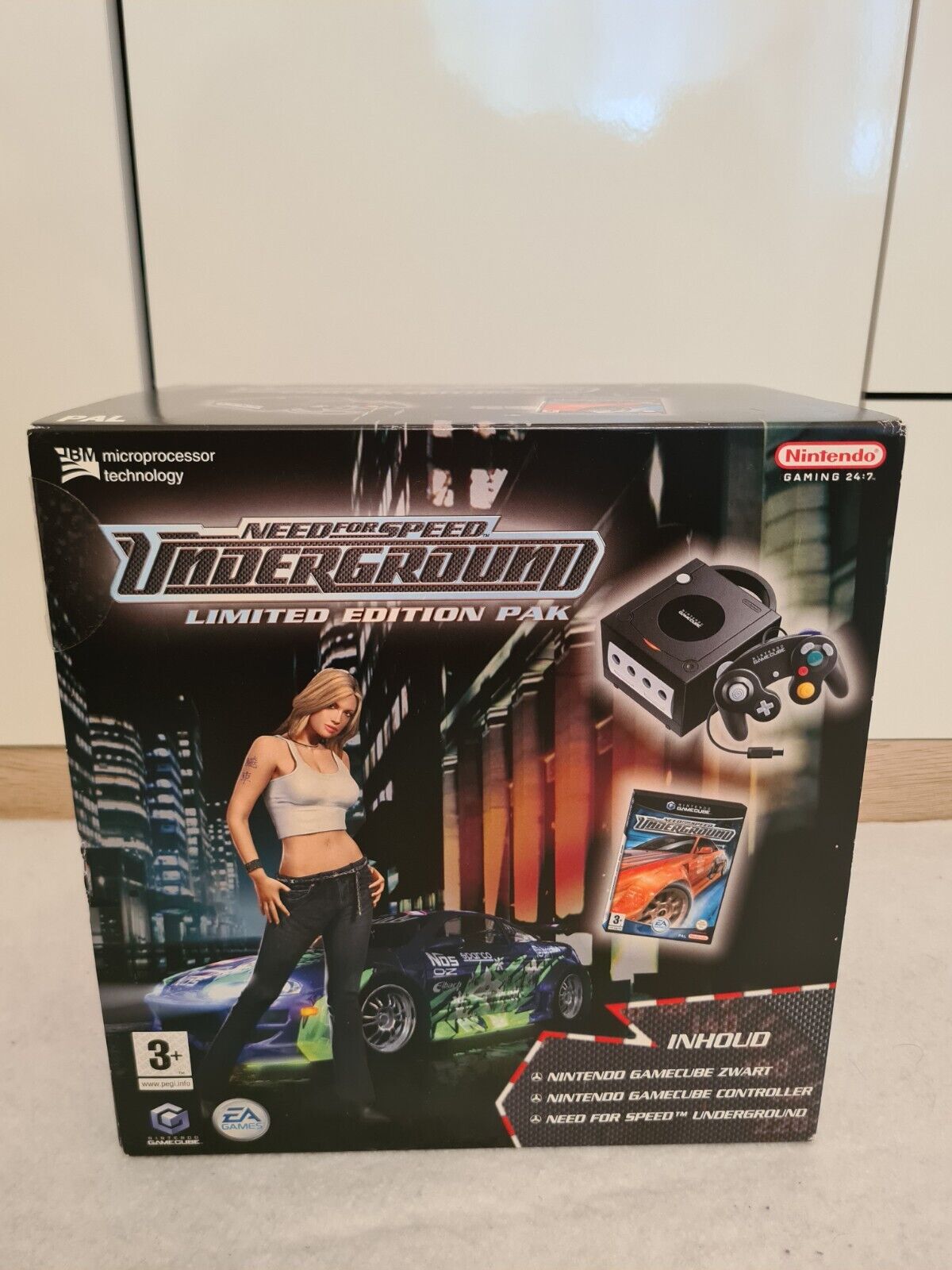 Nintendo GameCube Need For Speed Underground Limited Edition Pak Console OVP