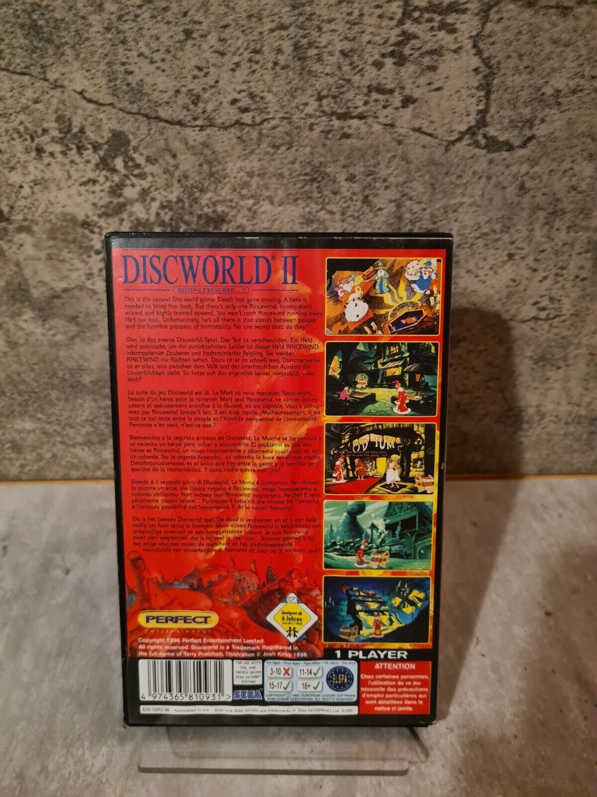 Sega Saturn Discworld II mit OVP und Anleitung Multi Language