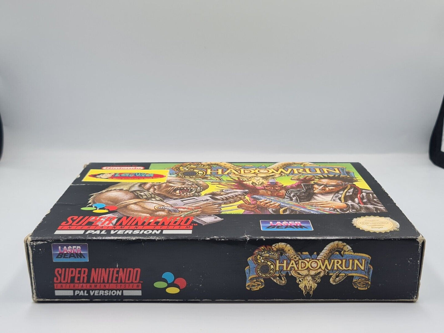 SNES Super Nintendo Shadowrun mit OVP und Anleitung NOE/SFRG - T-Retro-Games