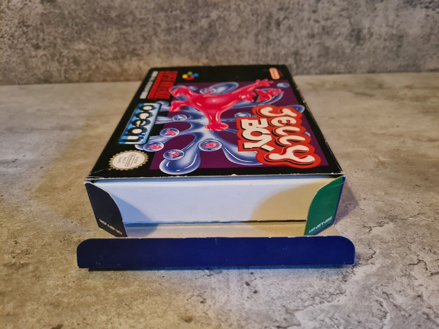SNES Super Nintendo Jelly Boy mit OVP und Anleitung UKV - T-Retro-Games