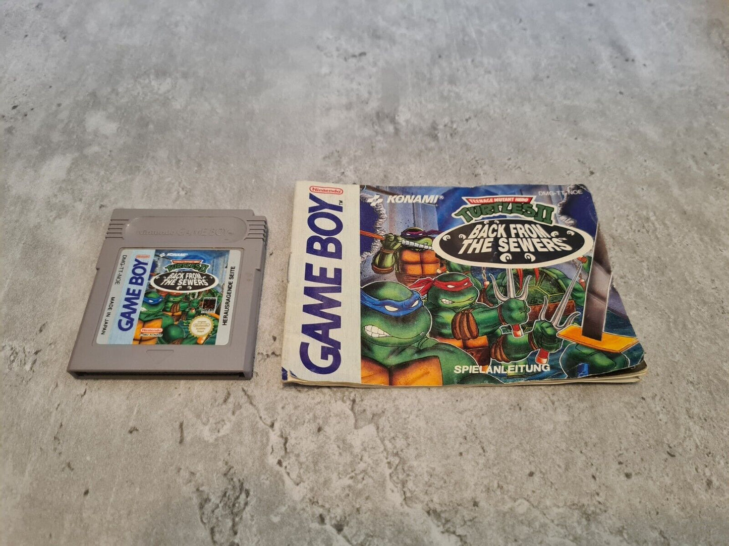 Game Boy Classic Turtles II 2 Back from The Sewers mit OVP und Anleitung NOE