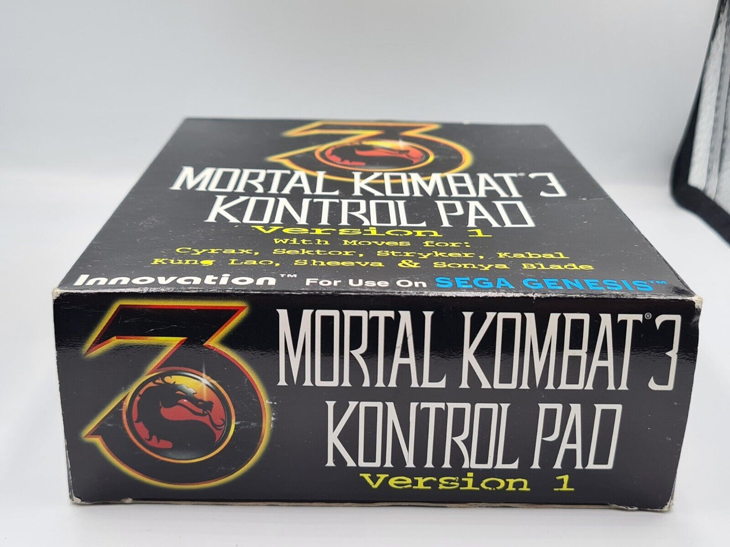 Sega Genesis Mortal Kombat 3 Kontrol Pad Version 1 Controller Joystick OVP - T-Retro-Games