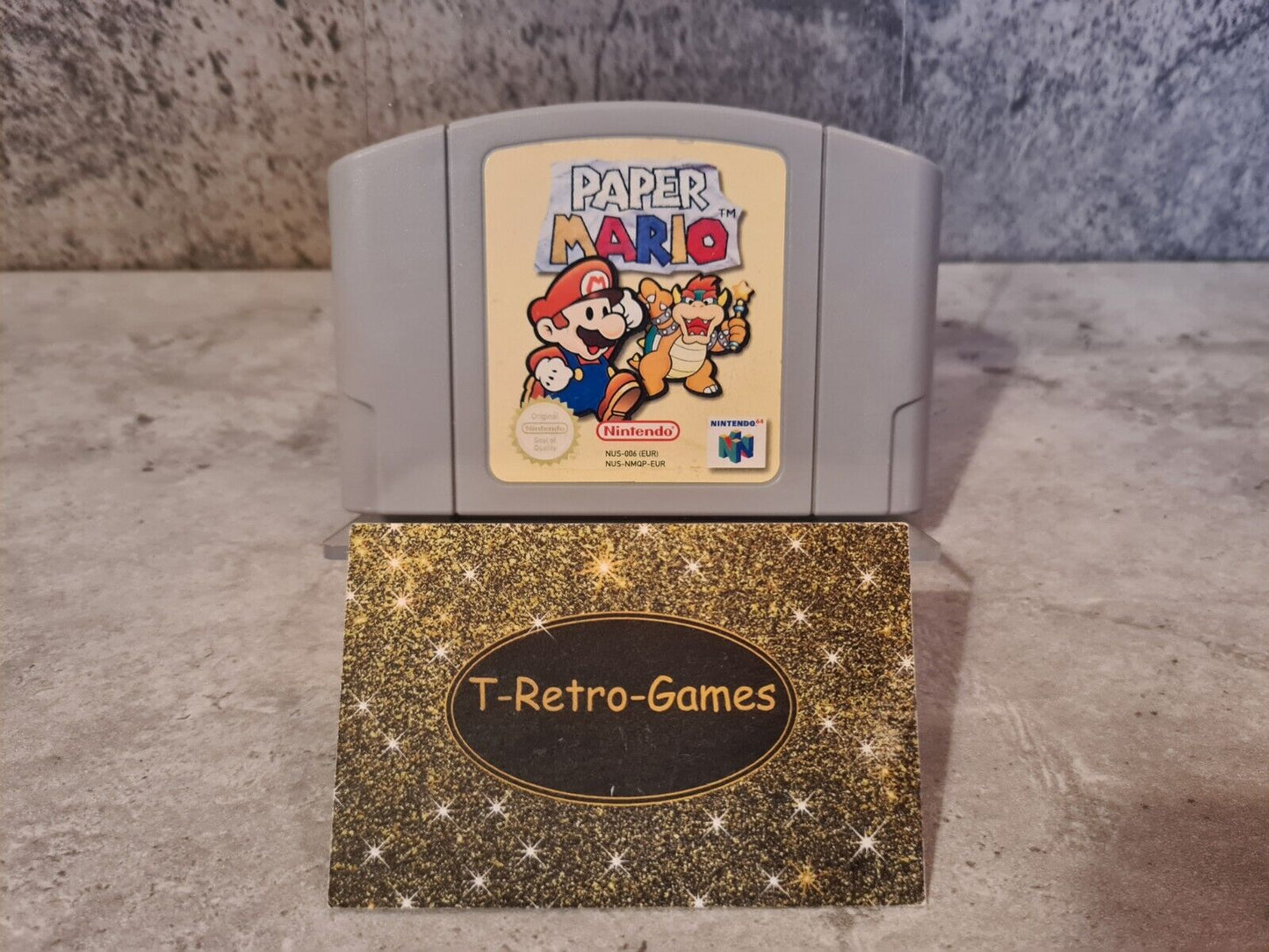 N64 Nintendo 64 Paper Mario Modul EUR - T-Retro-Games
