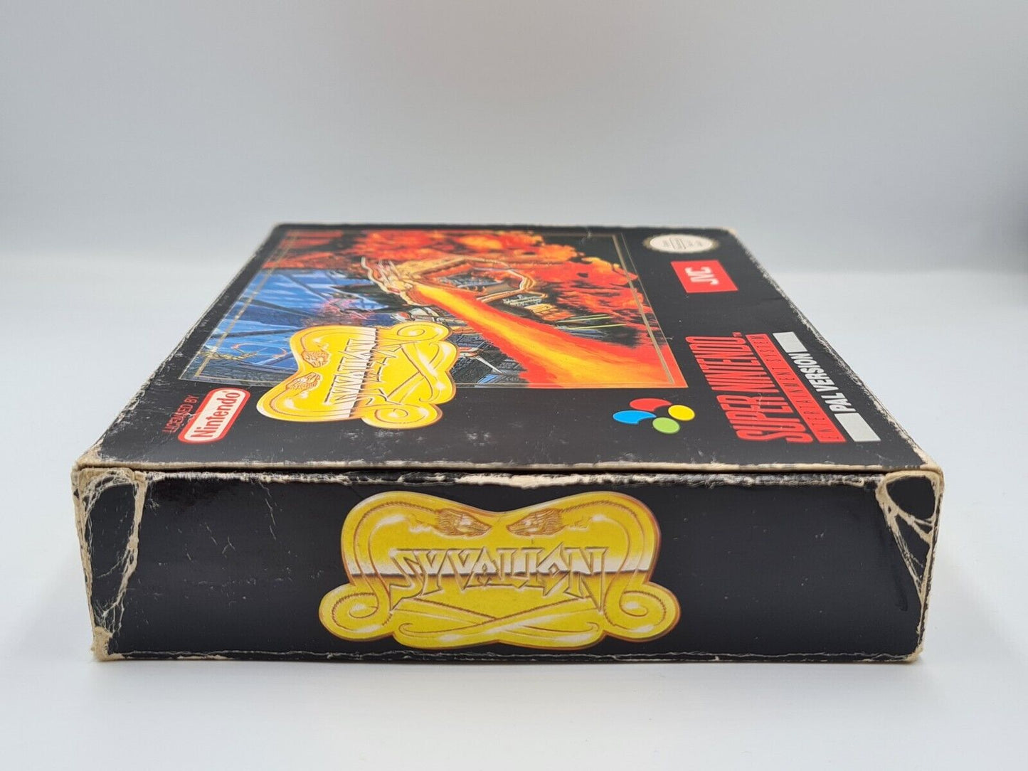 SNES Super Nintendo Syvalion mit OVP und Anleitung ESP - T-Retro-Games