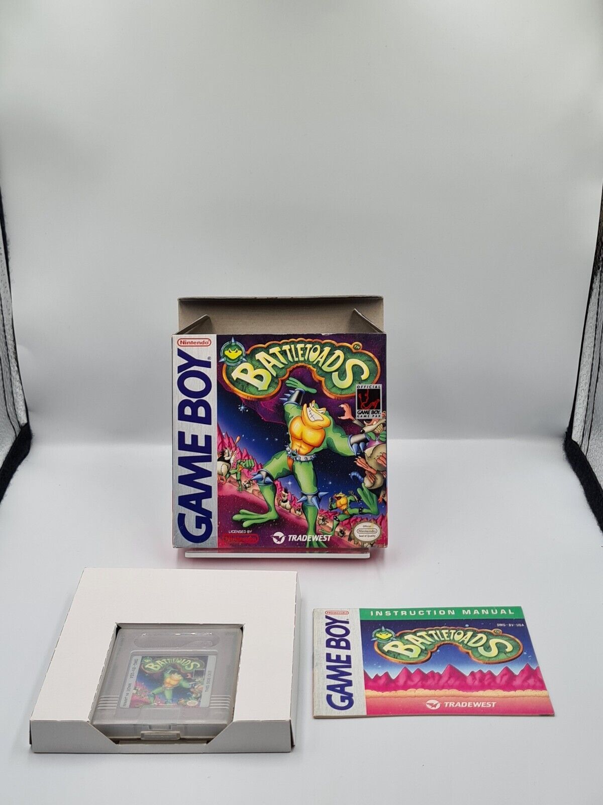 Nintendo Game Boy Classic Battletoads mit OVP und Anleitung USA - T-Retro-Games