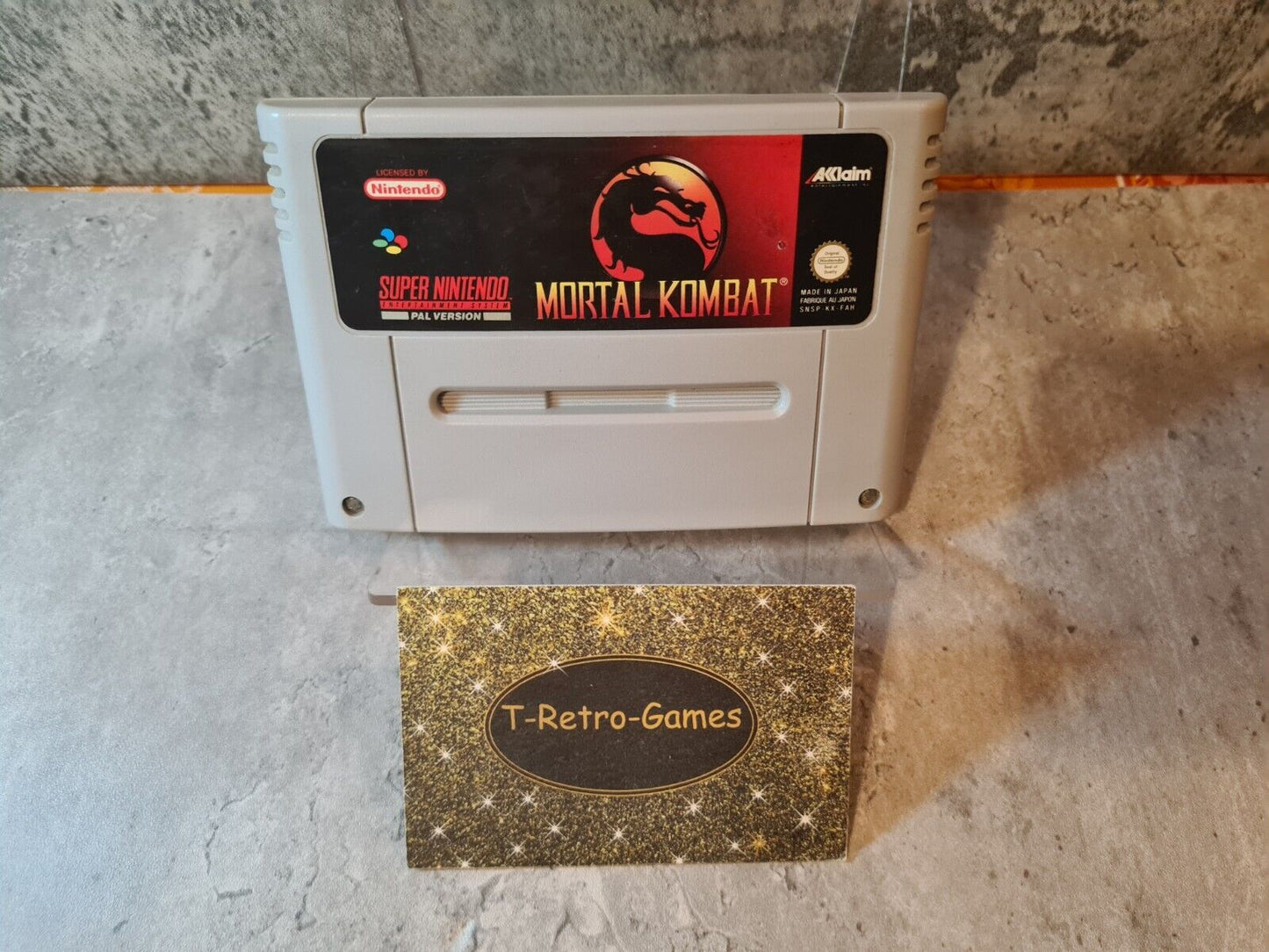 SNES Super Nintendo Mortal Kombat Modul FAH - T-Retro-Games