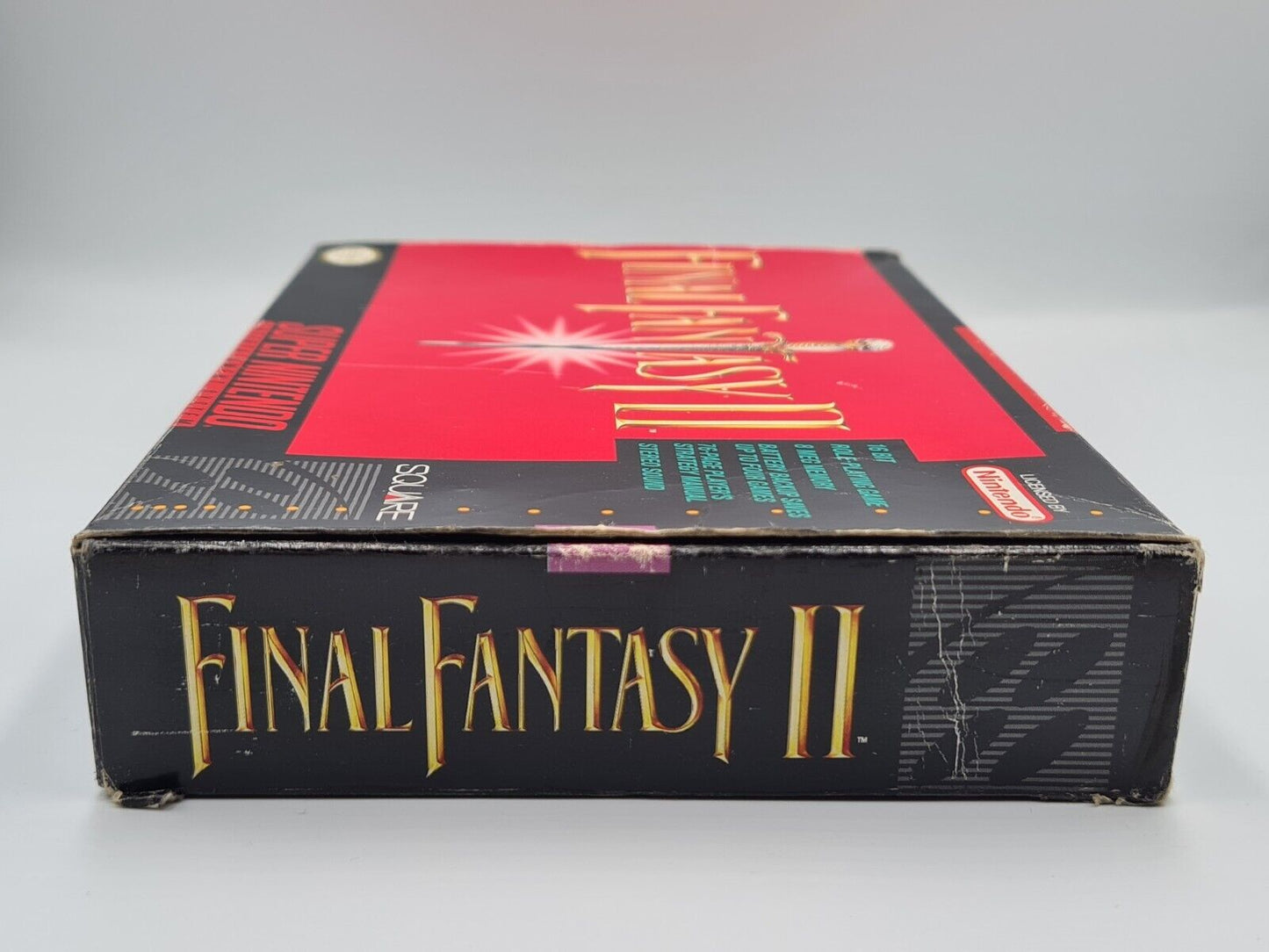 SNES Super Nintendo Final Fantasy II mit OVP und Anleitung + Karte NTSC-USA - T-Retro-Games
