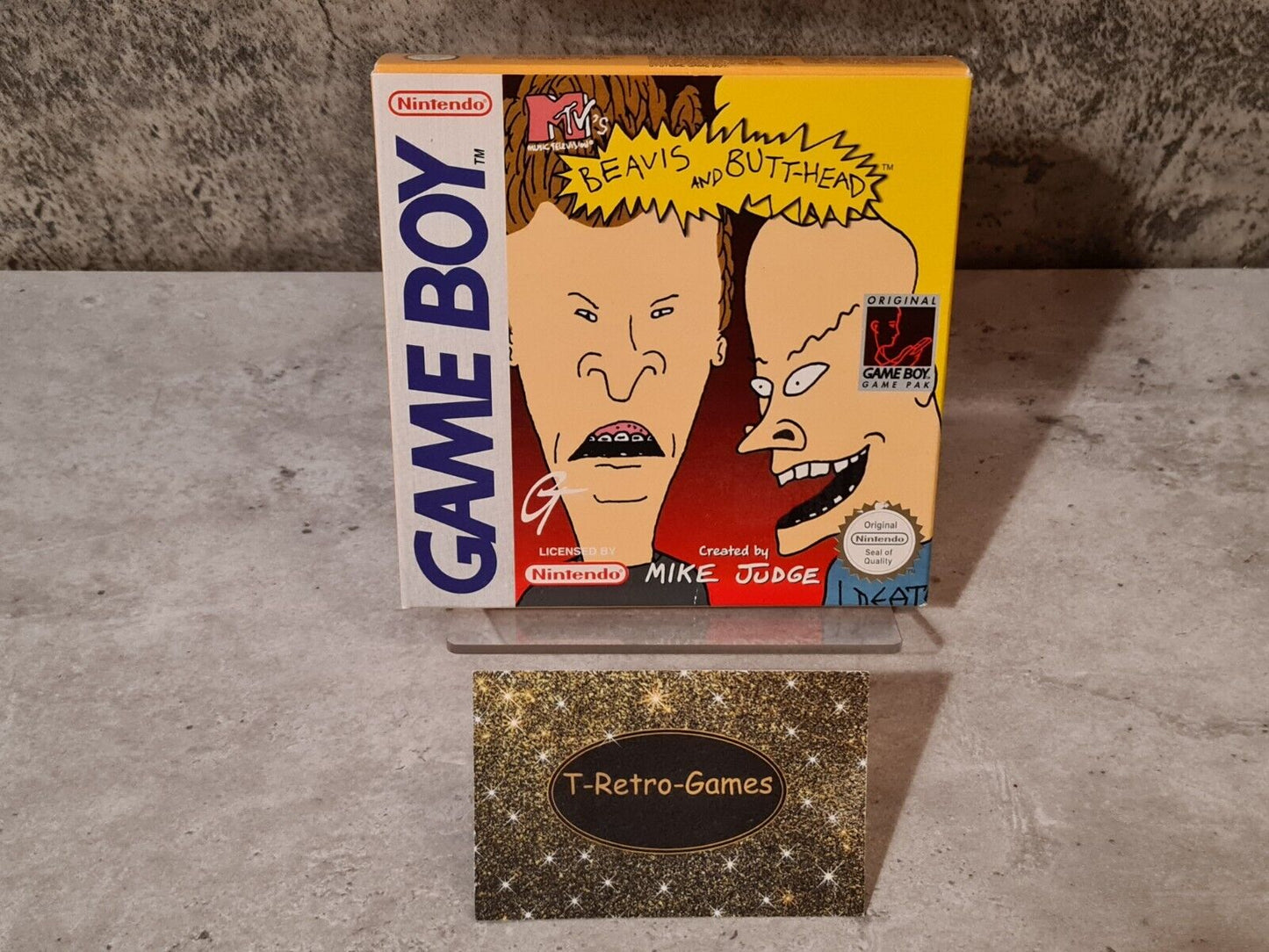 Nintendo Game Boy Classic Beavis and Butt-Head mit OVP und Anleitung EUR - T-Retro-Games
