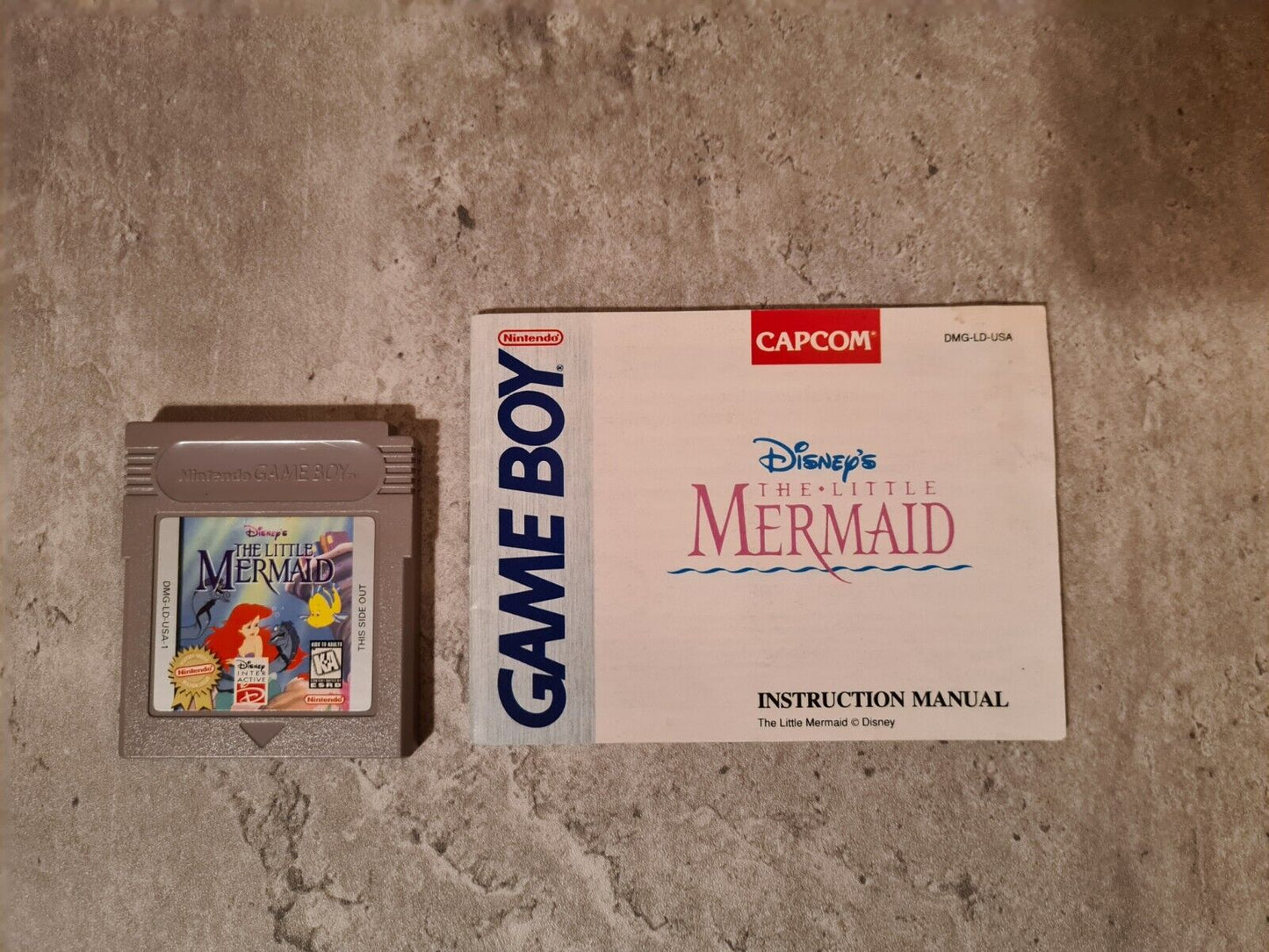 Nintendo Game Boy Classic Disney's The Little Mermaid mit OVP und Anleitung USA - T-Retro-Games