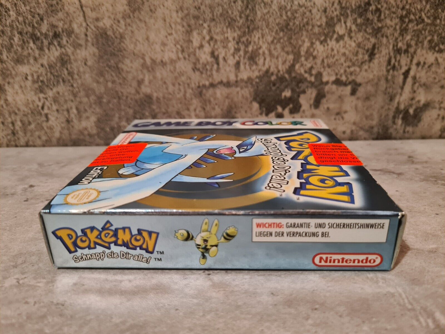 Nintendo Game Boy Color Pokemon Silberne Edition mit OVP und Anleitung NOE - T-Retro-Games