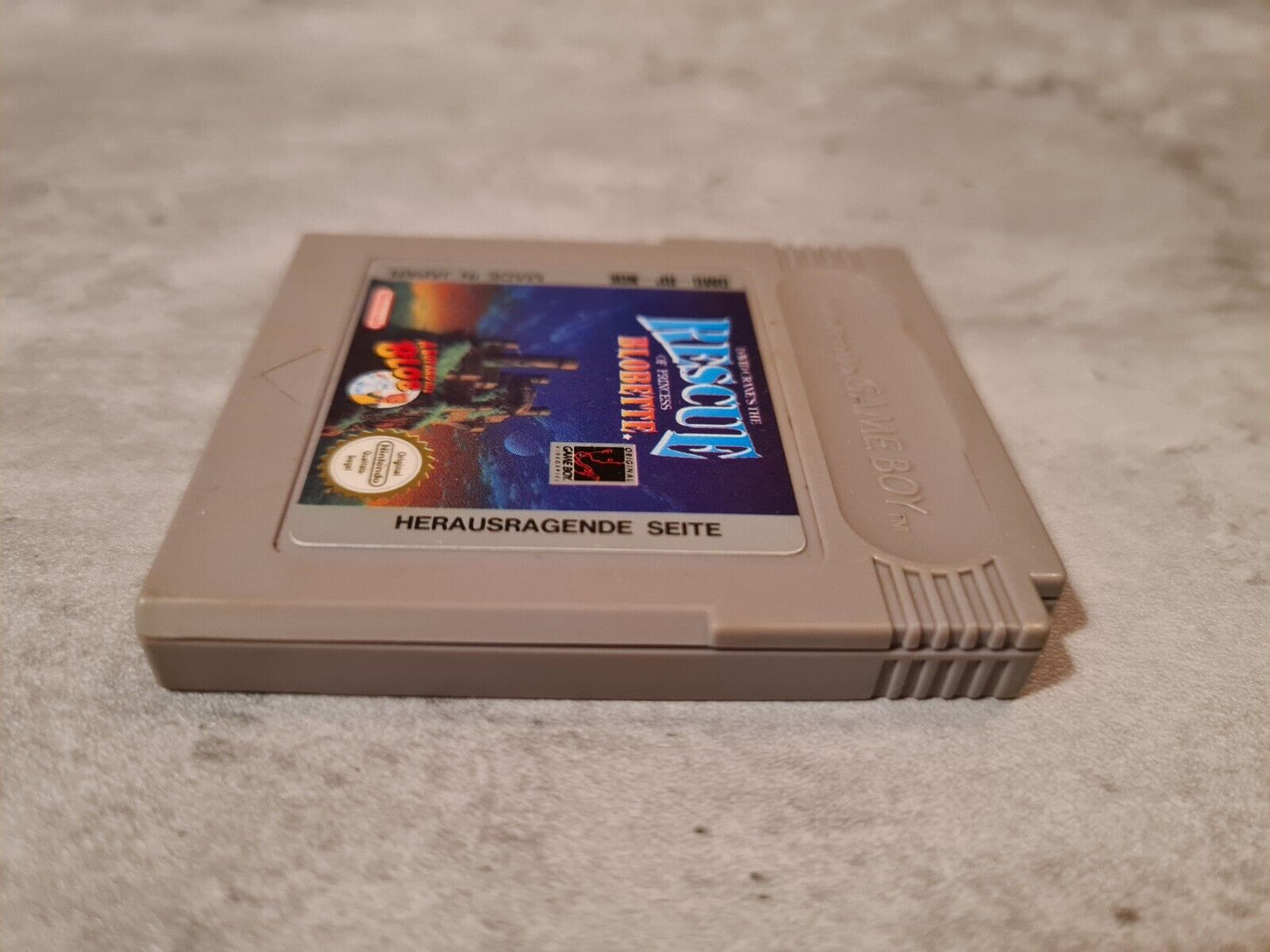Game Boy Classic Spiel David Cranes The Rescue of Princess Blobette Modul NOE - T-Retro-Games